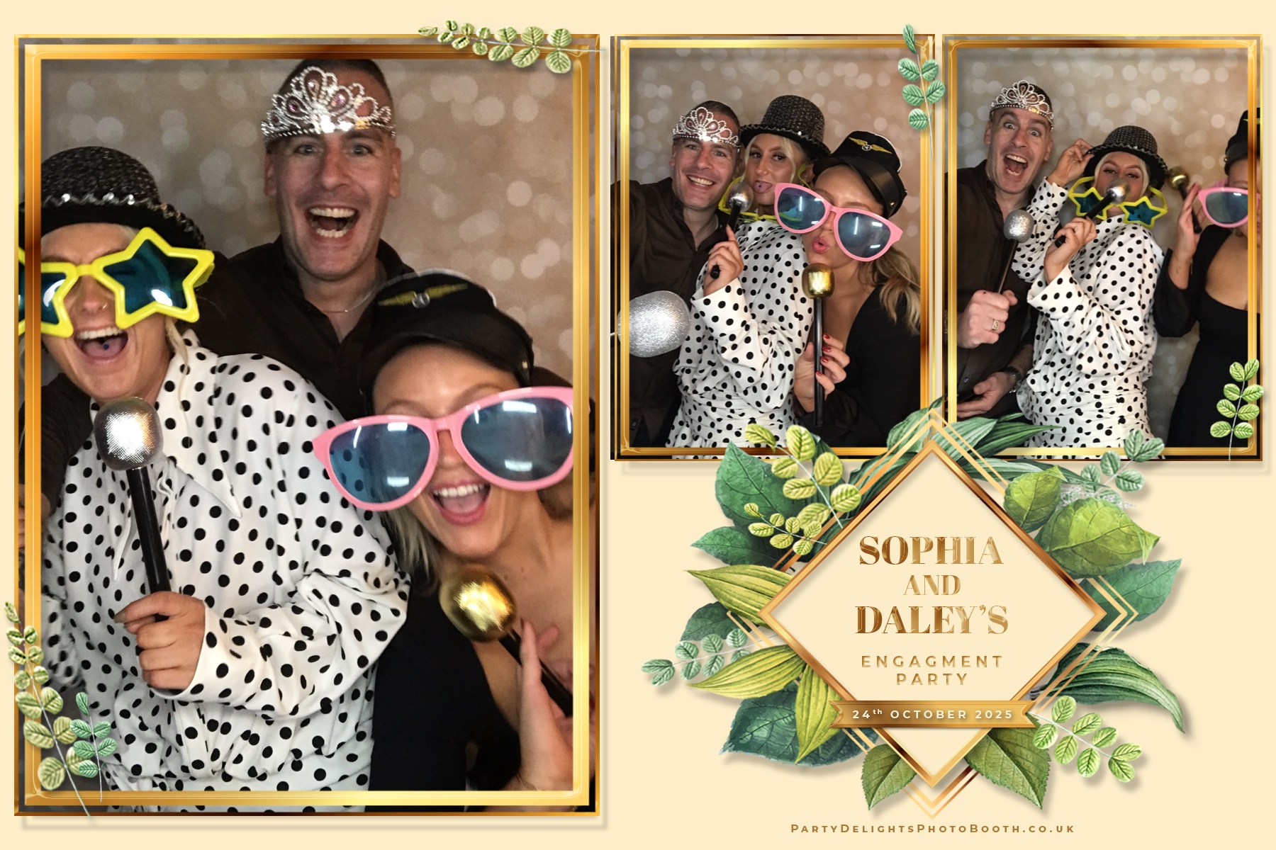 Sophia and Daley engagement party | View more photos from the event at gallery.partydelightsphotobooth.co.uk/u/PartyDelightsPhotoBooth/Sophia-and-Daley-engagement-party