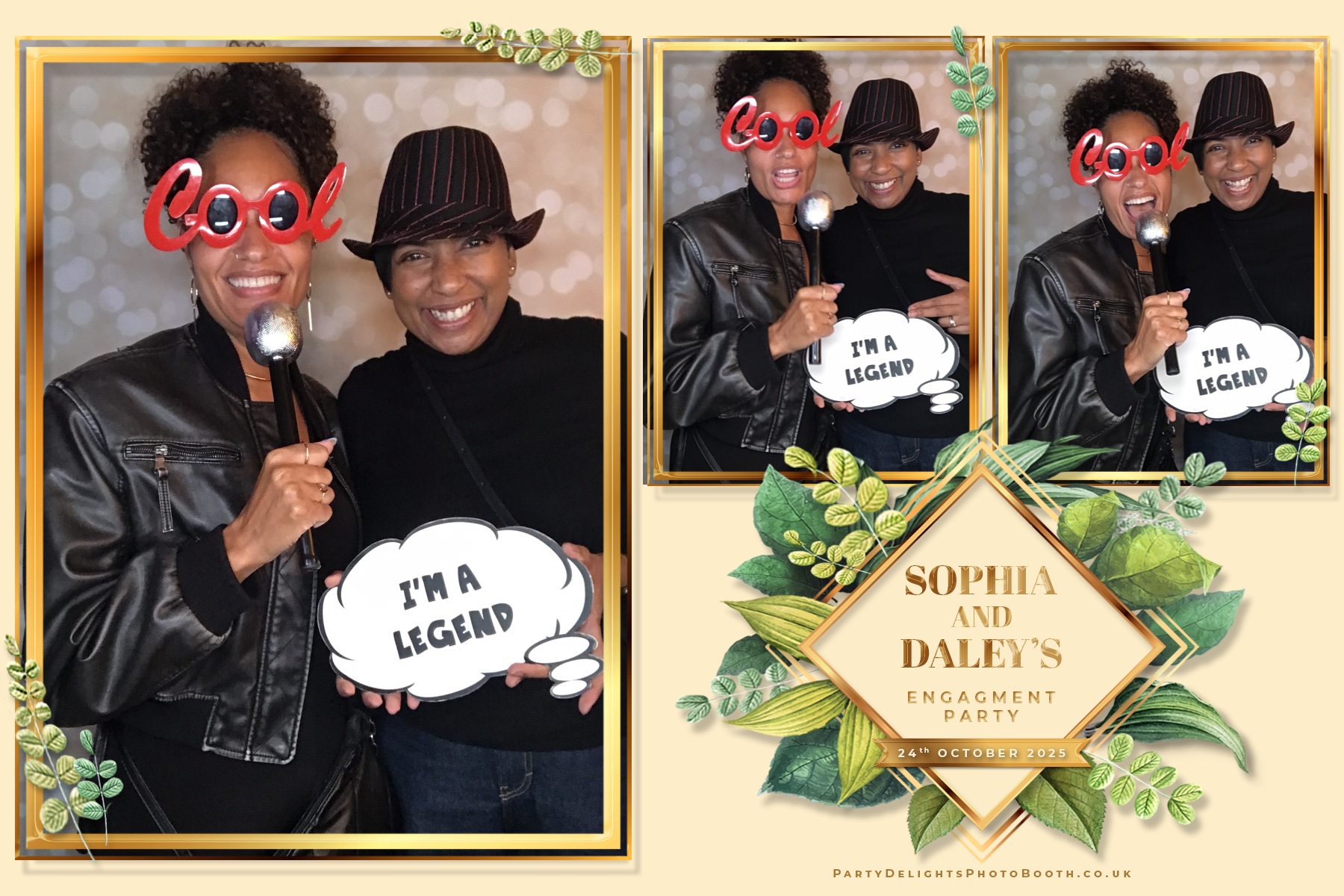 Sophia and Daley engagement party | View more photos from the event at gallery.partydelightsphotobooth.co.uk/u/PartyDelightsPhotoBooth/Sophia-and-Daley-engagement-party