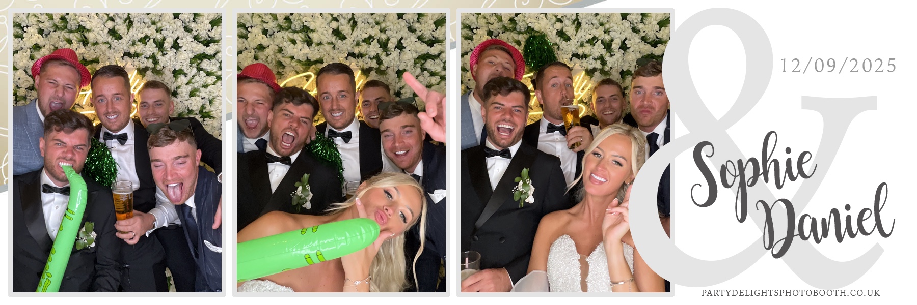 Sophie and Daniel’s wedding | View more photos from the event at gallery.partydelightsphotobooth.co.uk/u/PartyDelightsPhotoBooth/Sophie-and-Daniel’s-wedding