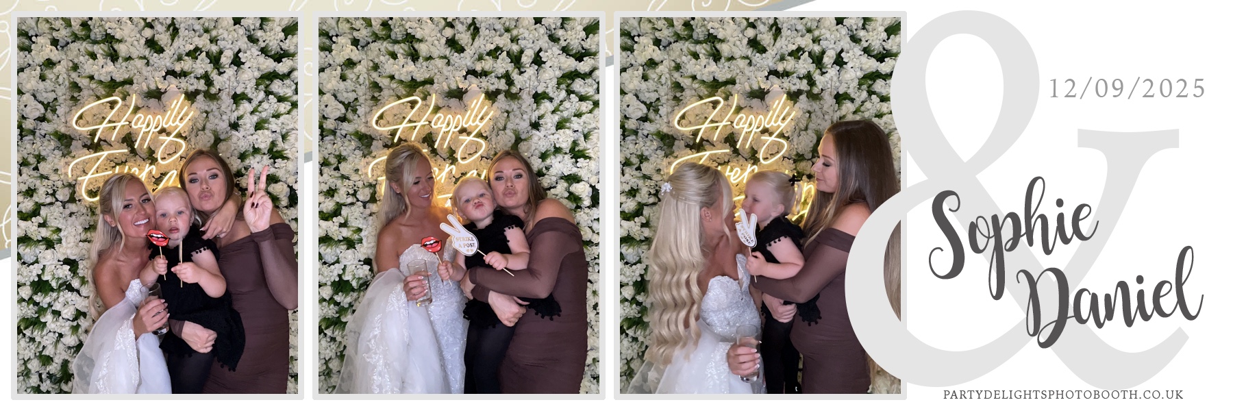Sophie and Daniel’s wedding | View more photos from the event at gallery.partydelightsphotobooth.co.uk/u/PartyDelightsPhotoBooth/Sophie-and-Daniel’s-wedding
