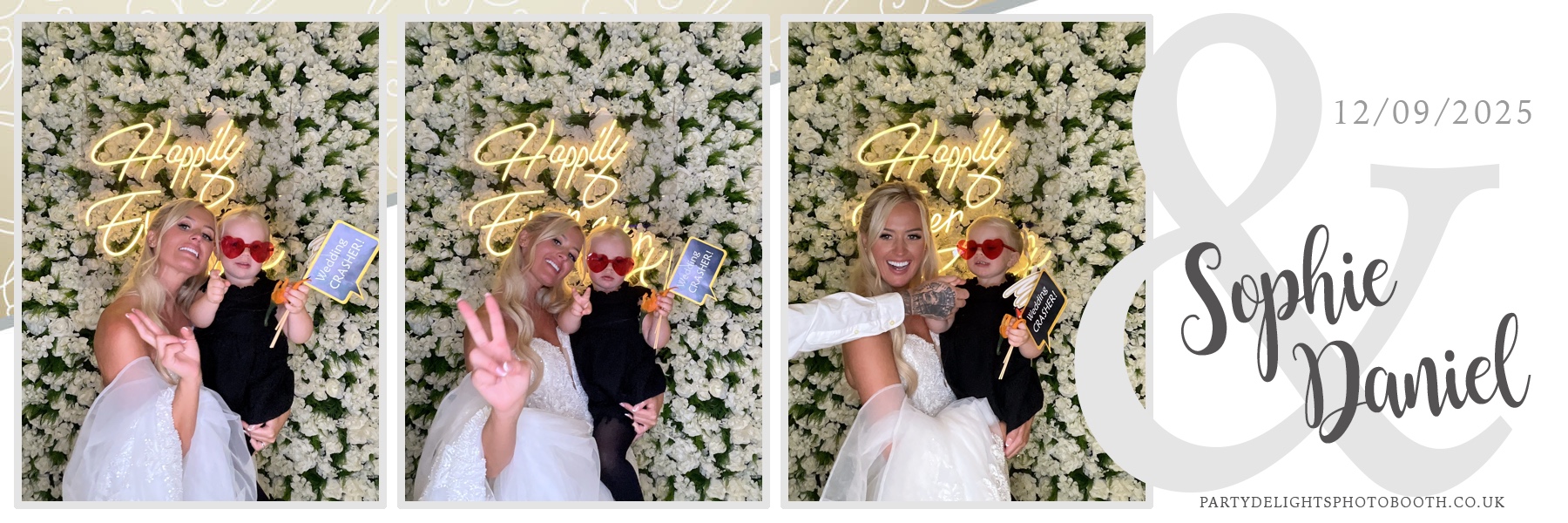Sophie and Daniel’s wedding | View more photos from the event at gallery.partydelightsphotobooth.co.uk/u/PartyDelightsPhotoBooth/Sophie-and-Daniel’s-wedding