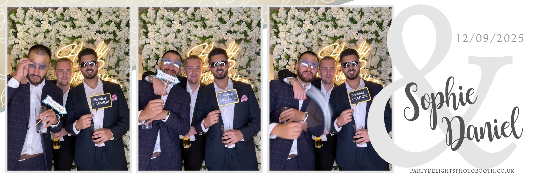 Sophie and Daniel’s wedding | View more photos from the event at gallery.partydelightsphotobooth.co.uk/u/PartyDelightsPhotoBooth/Sophie-and-Daniel’s-wedding