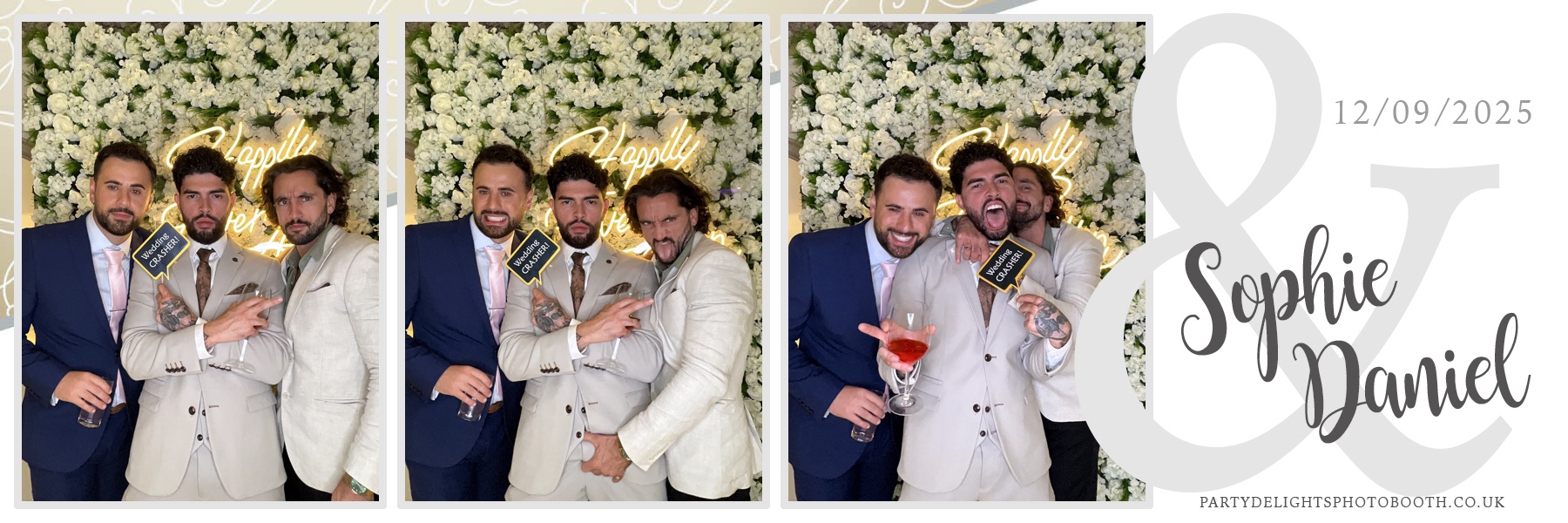 Sophie and Daniel’s wedding | View more photos from the event at gallery.partydelightsphotobooth.co.uk/u/PartyDelightsPhotoBooth/Sophie-and-Daniel’s-wedding