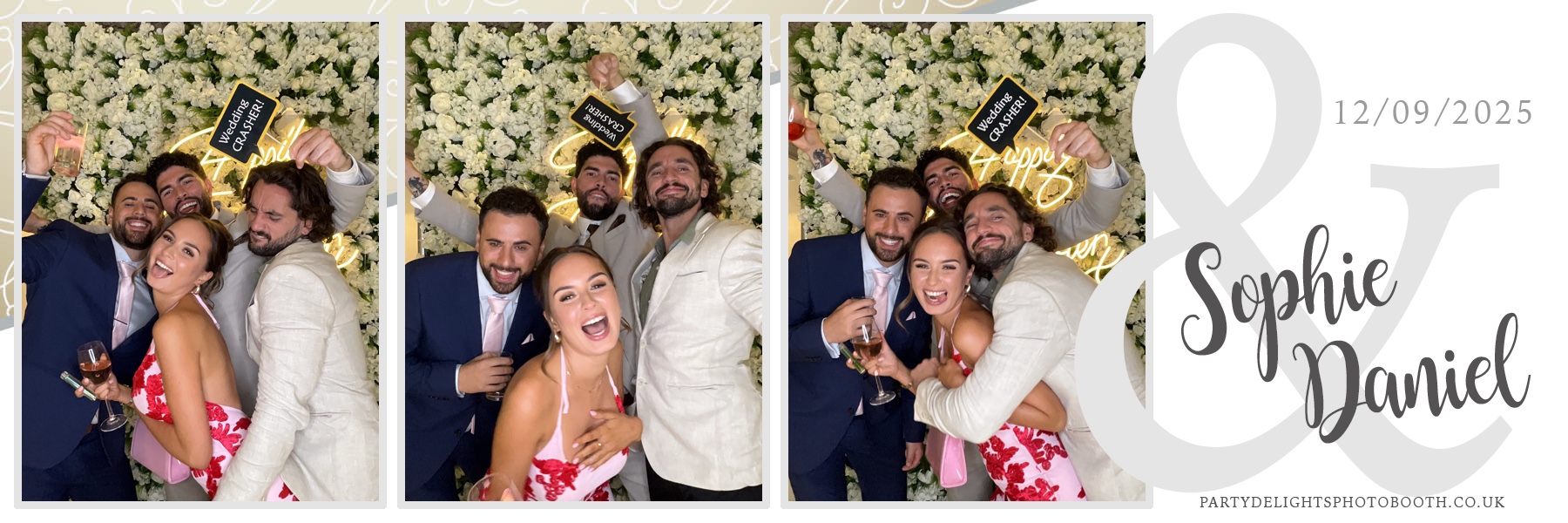Sophie and Daniel’s wedding | View more photos from the event at gallery.partydelightsphotobooth.co.uk/u/PartyDelightsPhotoBooth/Sophie-and-Daniel’s-wedding