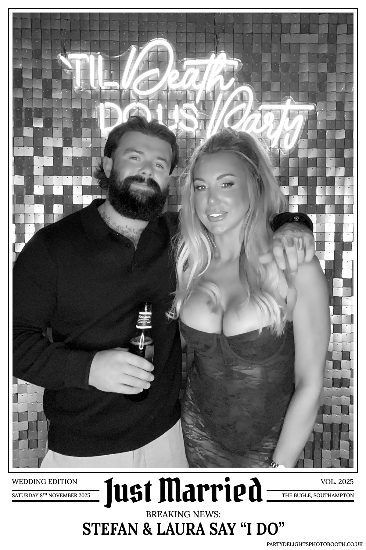 Stefan & Laura's Wedding Reception | View more photos from the event at gallery.partydelightsphotobooth.co.uk/u/PartyDelightsPhotoBooth/Stefan-Lauras-Wedding-Reception