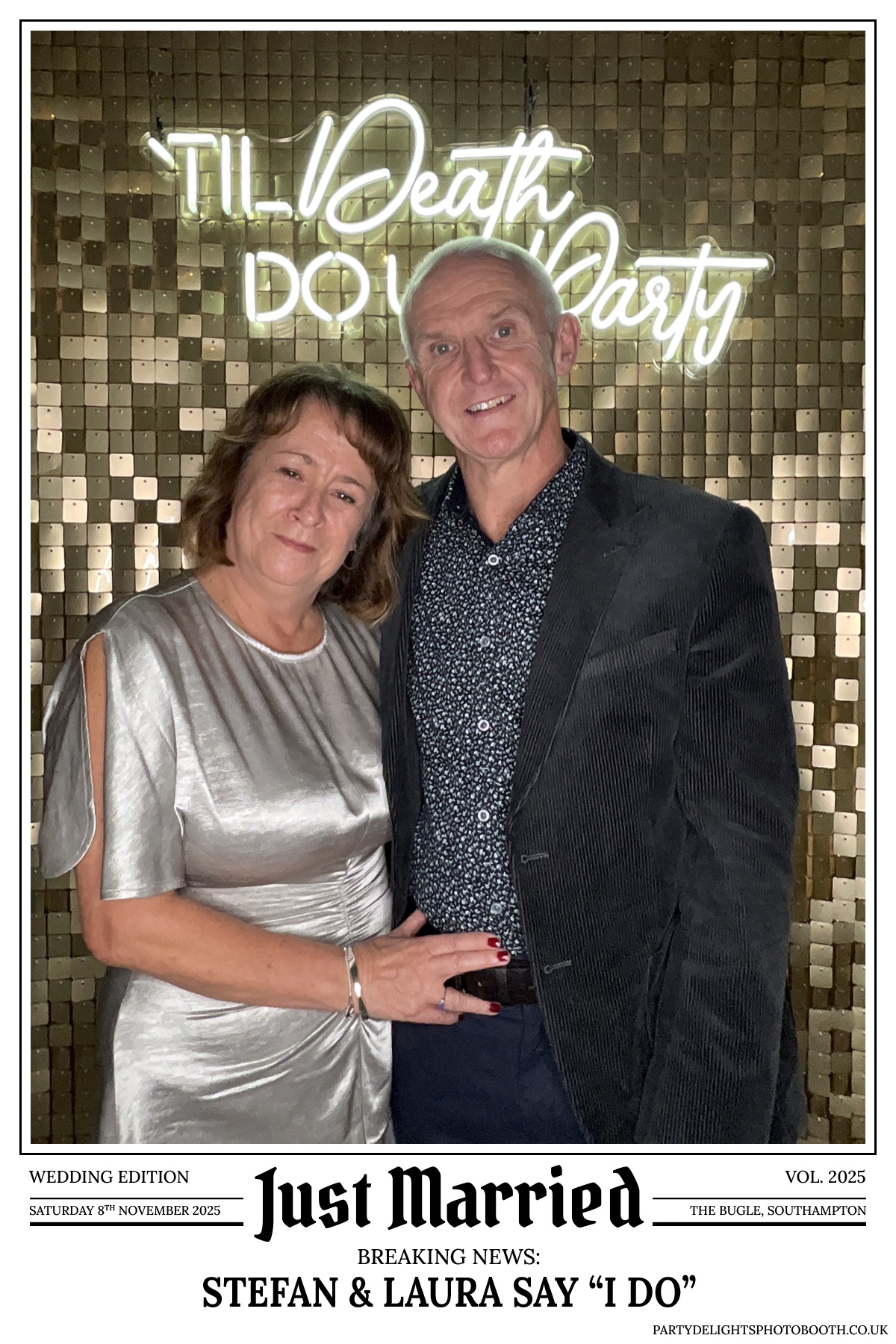 Stefan & Laura's Wedding Reception | View more photos from the event at gallery.partydelightsphotobooth.co.uk/u/PartyDelightsPhotoBooth/Stefan-Lauras-Wedding-Reception