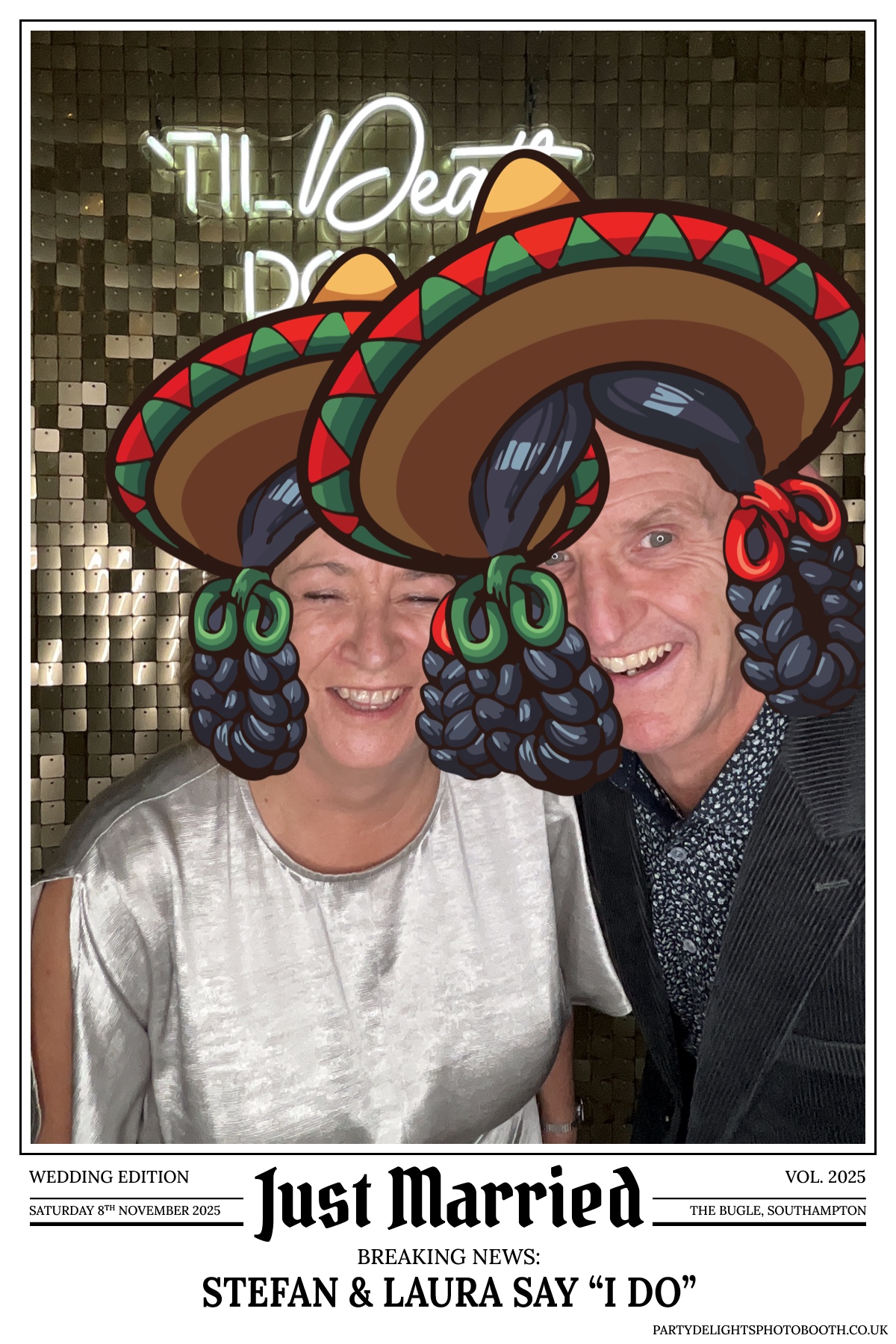 Stefan & Laura's Wedding Reception | View more photos from the event at gallery.partydelightsphotobooth.co.uk/u/PartyDelightsPhotoBooth/Stefan-Lauras-Wedding-Reception