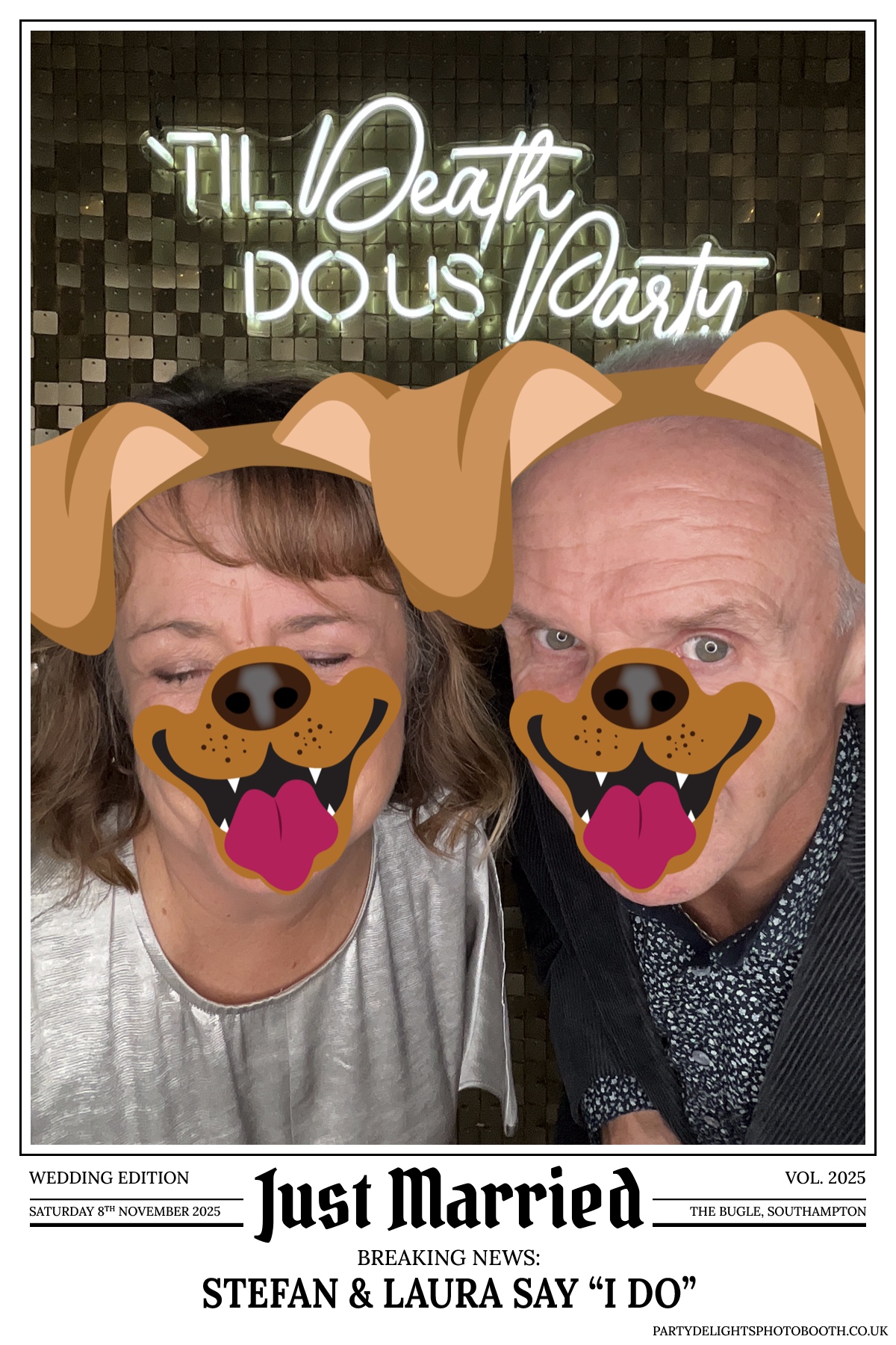 Stefan & Laura's Wedding Reception | View more photos from the event at gallery.partydelightsphotobooth.co.uk/u/PartyDelightsPhotoBooth/Stefan-Lauras-Wedding-Reception