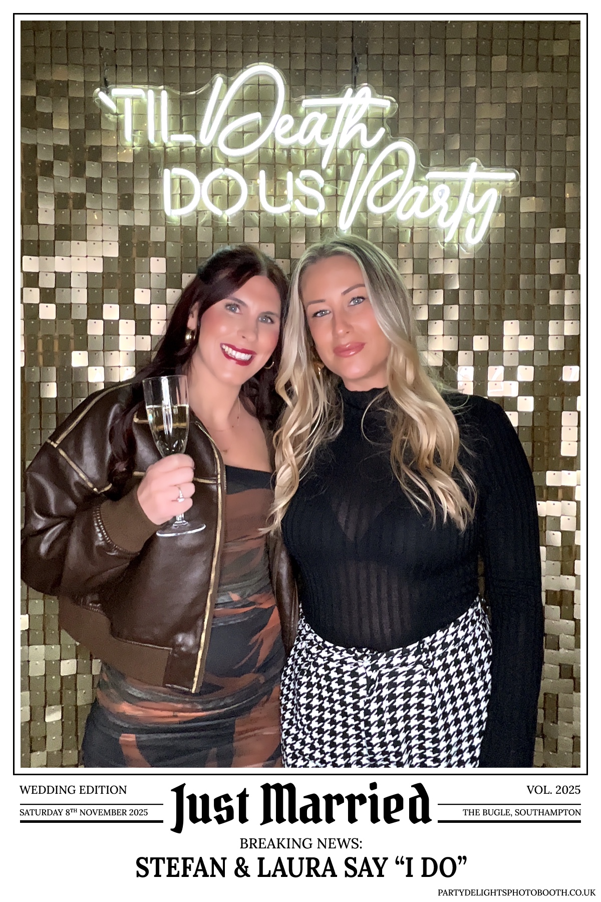 Stefan & Laura's Wedding Reception | View more photos from the event at gallery.partydelightsphotobooth.co.uk/u/PartyDelightsPhotoBooth/Stefan-Lauras-Wedding-Reception