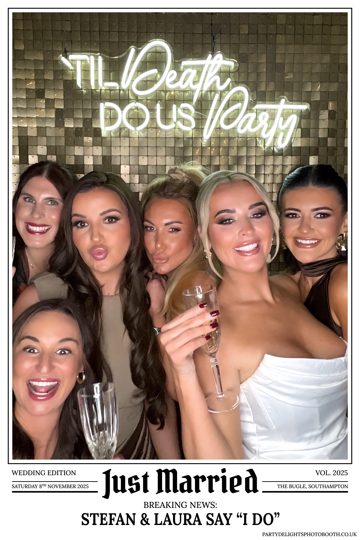 Stefan & Laura's Wedding Reception | View more photos from the event at gallery.partydelightsphotobooth.co.uk/u/PartyDelightsPhotoBooth/Stefan-Lauras-Wedding-Reception