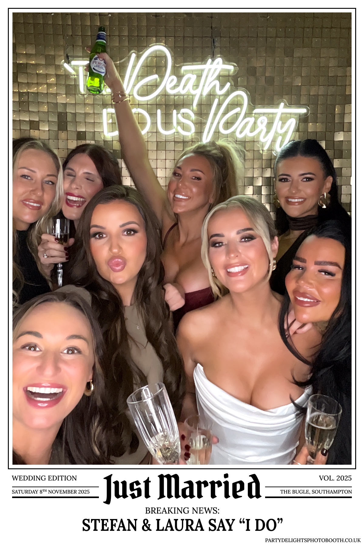 Stefan & Laura's Wedding Reception | View more photos from the event at gallery.partydelightsphotobooth.co.uk/u/PartyDelightsPhotoBooth/Stefan-Lauras-Wedding-Reception