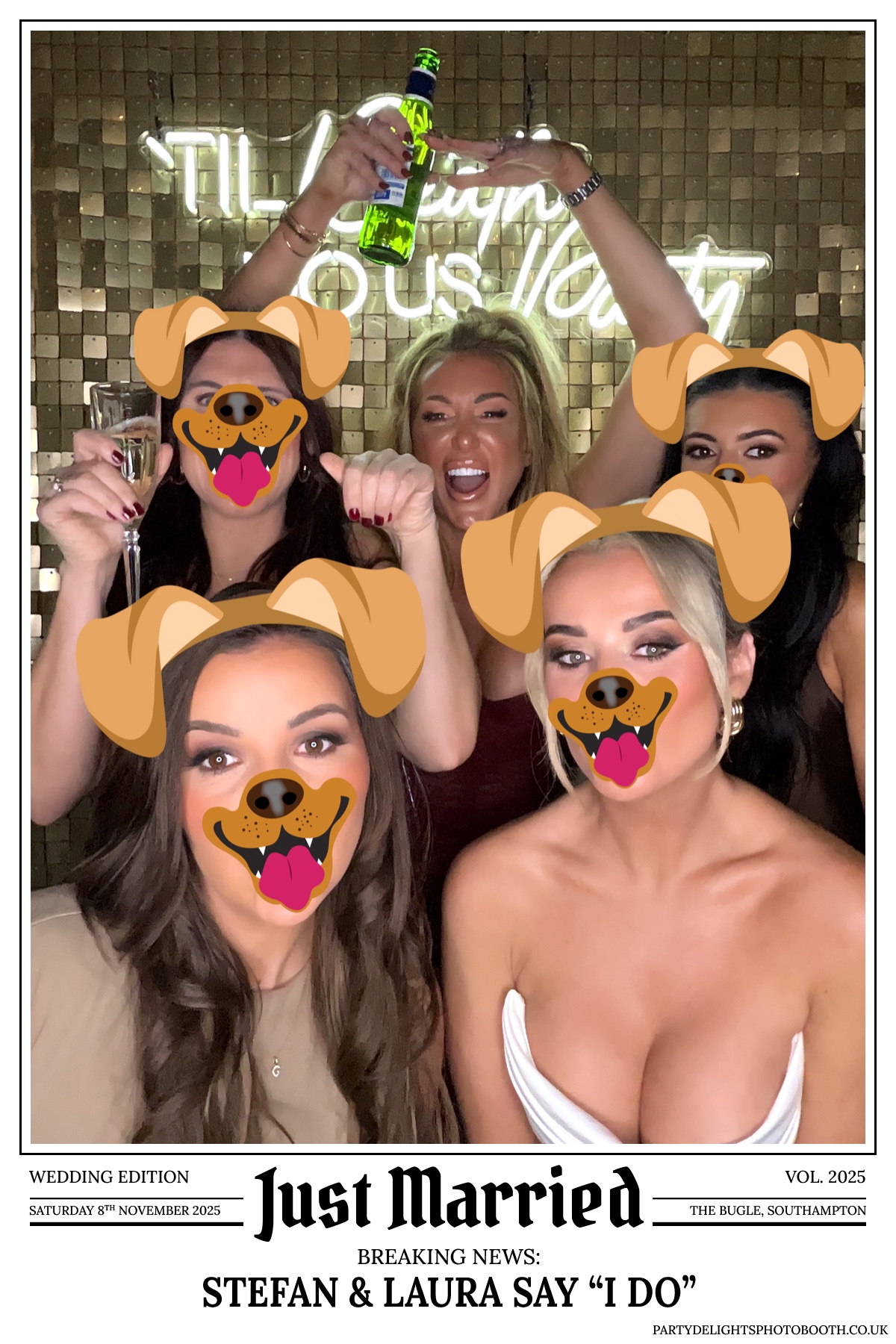 Stefan & Laura's Wedding Reception | View more photos from the event at gallery.partydelightsphotobooth.co.uk/u/PartyDelightsPhotoBooth/Stefan-Lauras-Wedding-Reception