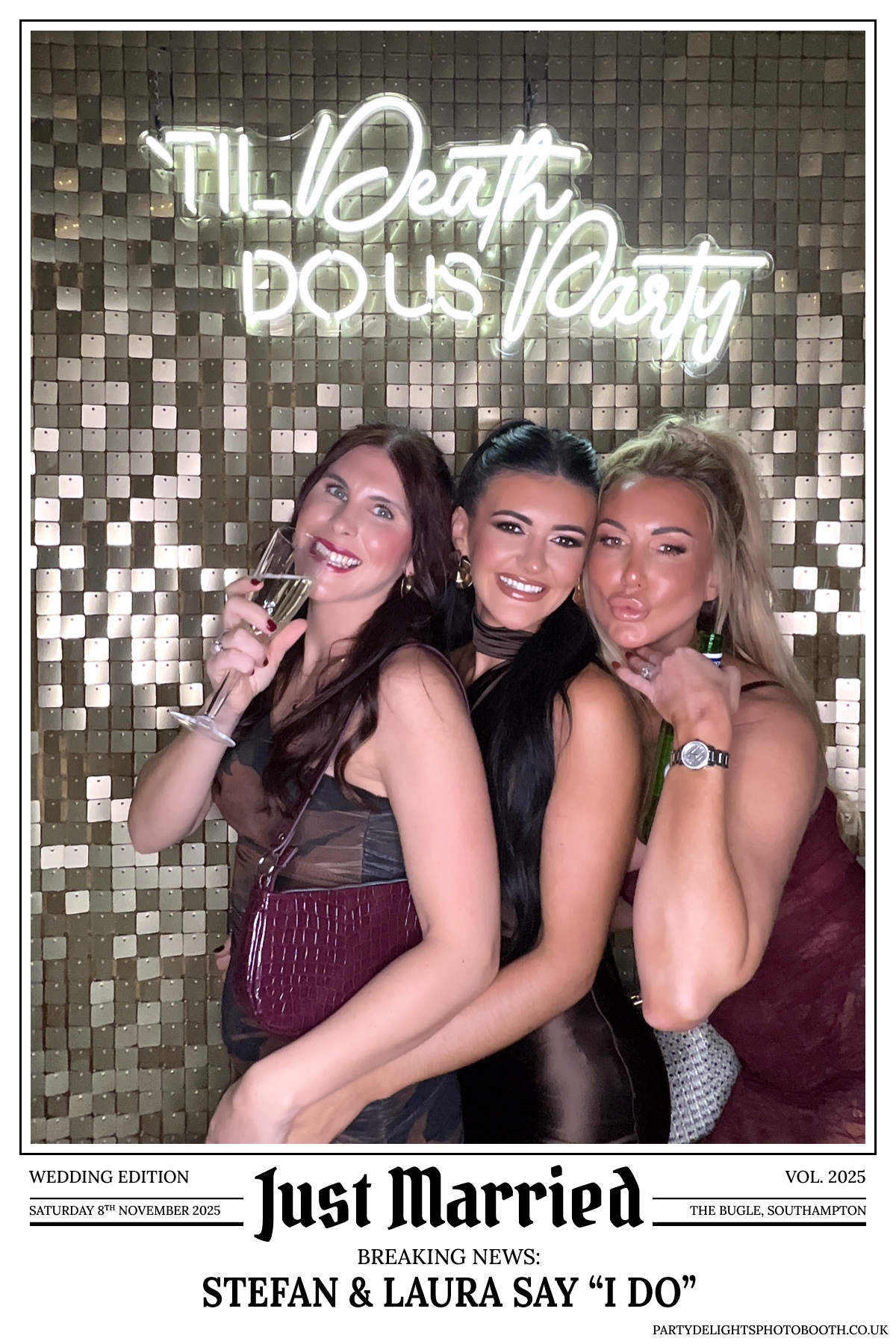 Stefan & Laura's Wedding Reception | View more photos from the event at gallery.partydelightsphotobooth.co.uk/u/PartyDelightsPhotoBooth/Stefan-Lauras-Wedding-Reception