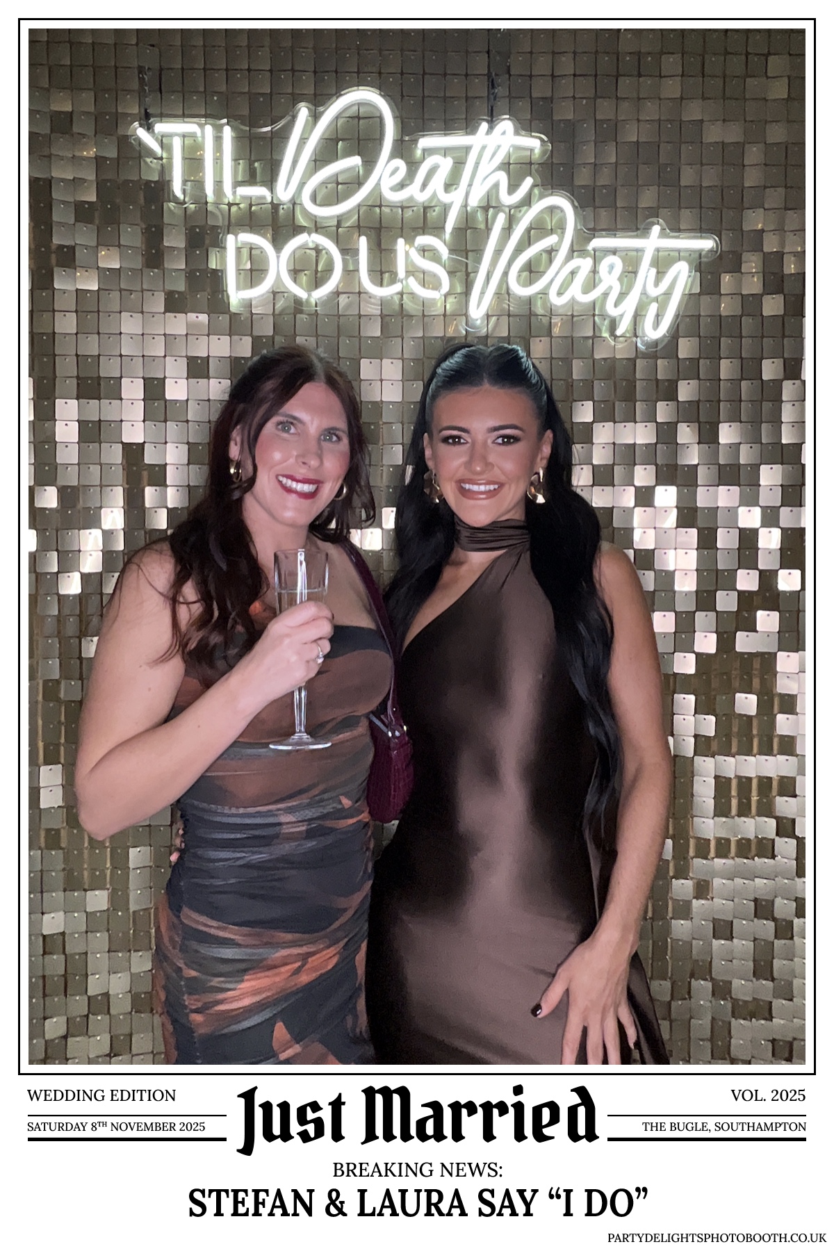 Stefan & Laura's Wedding Reception | View more photos from the event at gallery.partydelightsphotobooth.co.uk/u/PartyDelightsPhotoBooth/Stefan-Lauras-Wedding-Reception