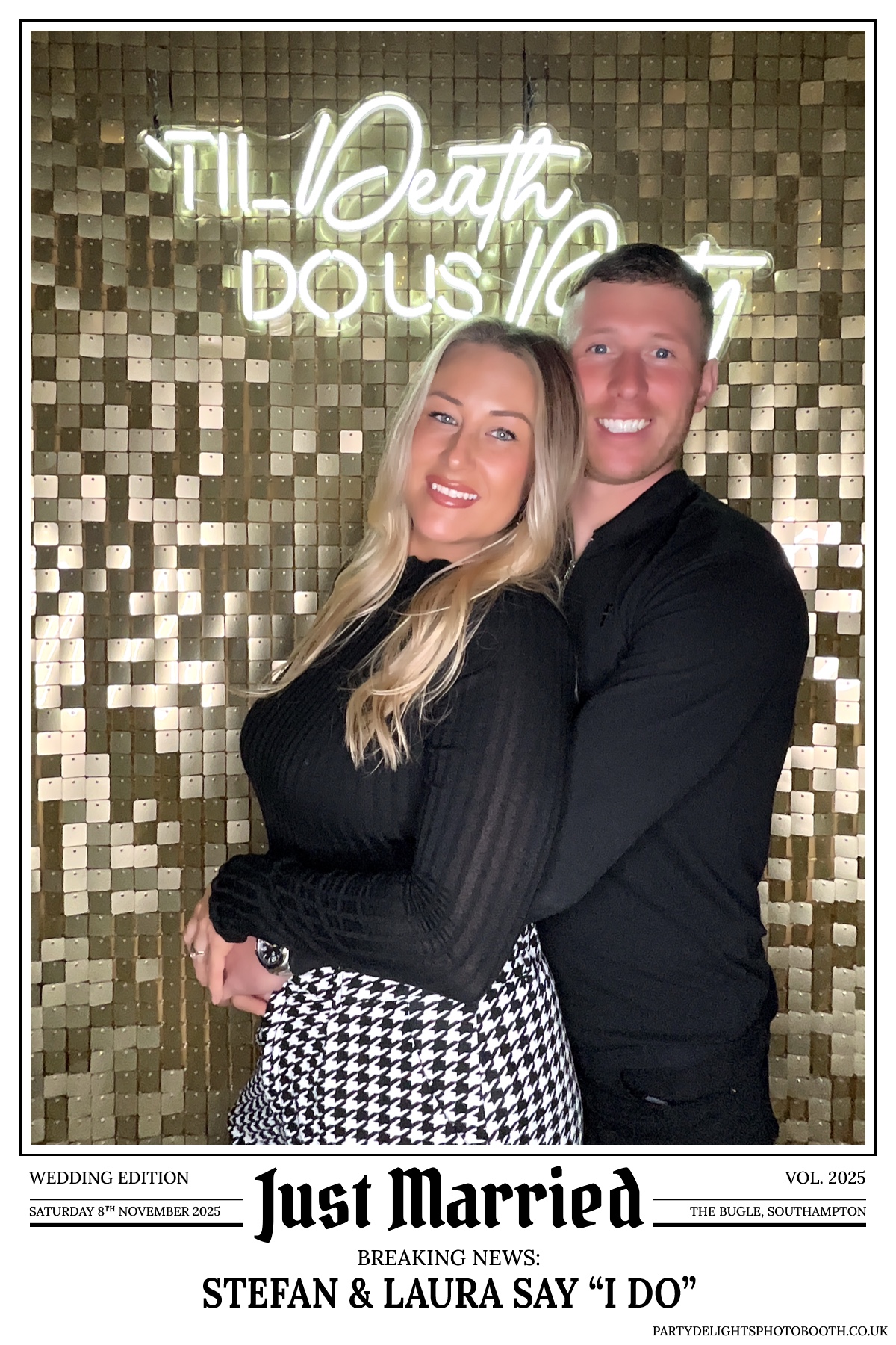 Stefan & Laura's Wedding Reception | View more photos from the event at gallery.partydelightsphotobooth.co.uk/u/PartyDelightsPhotoBooth/Stefan-Lauras-Wedding-Reception