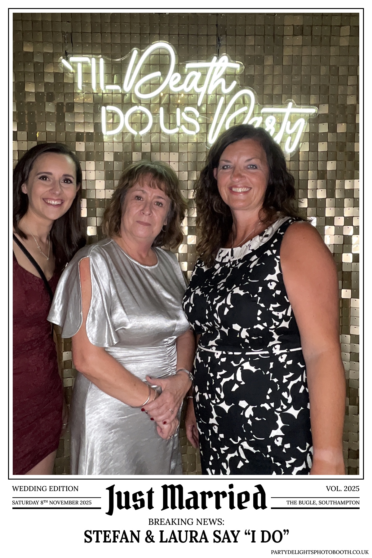 Stefan & Laura's Wedding Reception | View more photos from the event at gallery.partydelightsphotobooth.co.uk/u/PartyDelightsPhotoBooth/Stefan-Lauras-Wedding-Reception