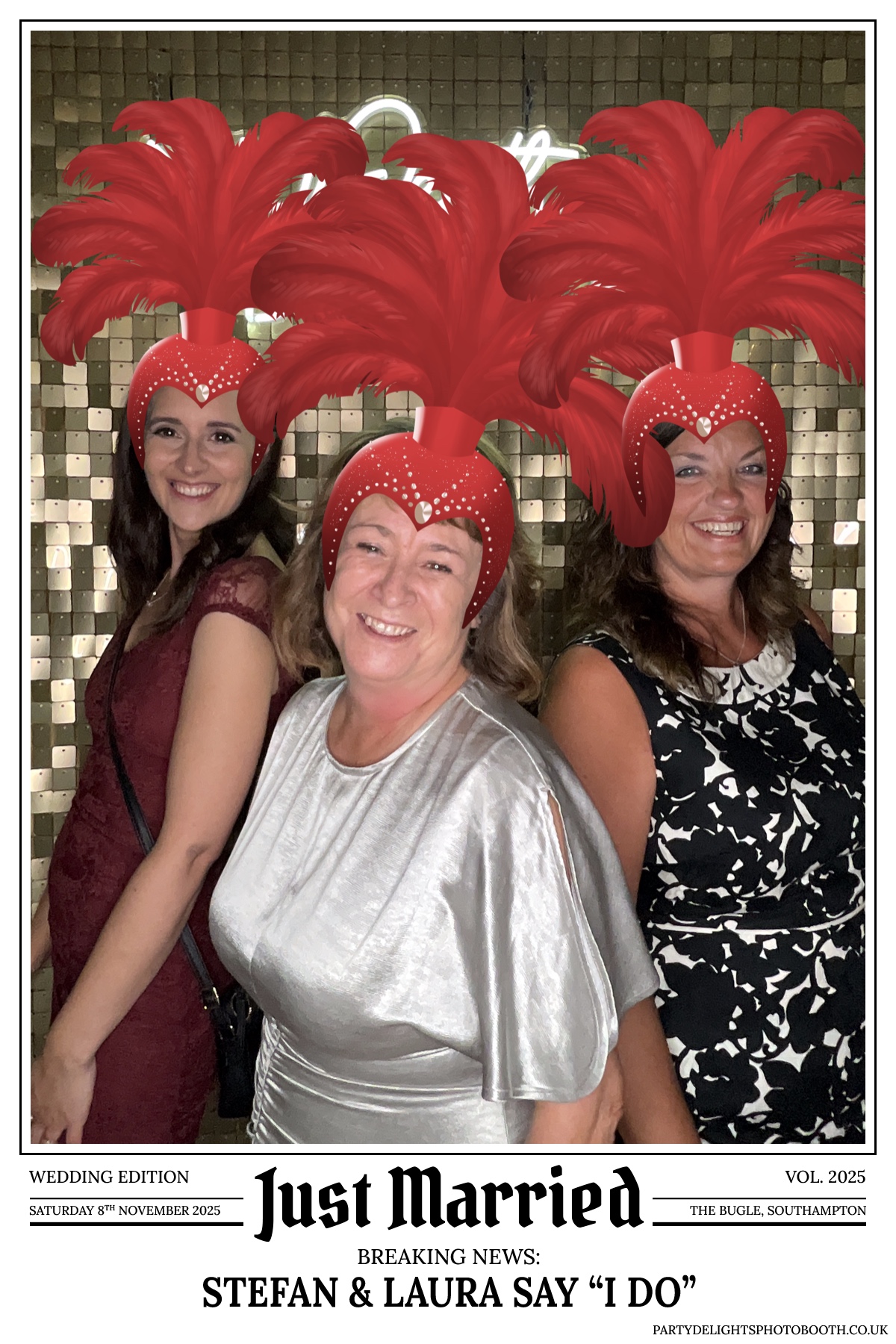 Stefan & Laura's Wedding Reception | View more photos from the event at gallery.partydelightsphotobooth.co.uk/u/PartyDelightsPhotoBooth/Stefan-Lauras-Wedding-Reception