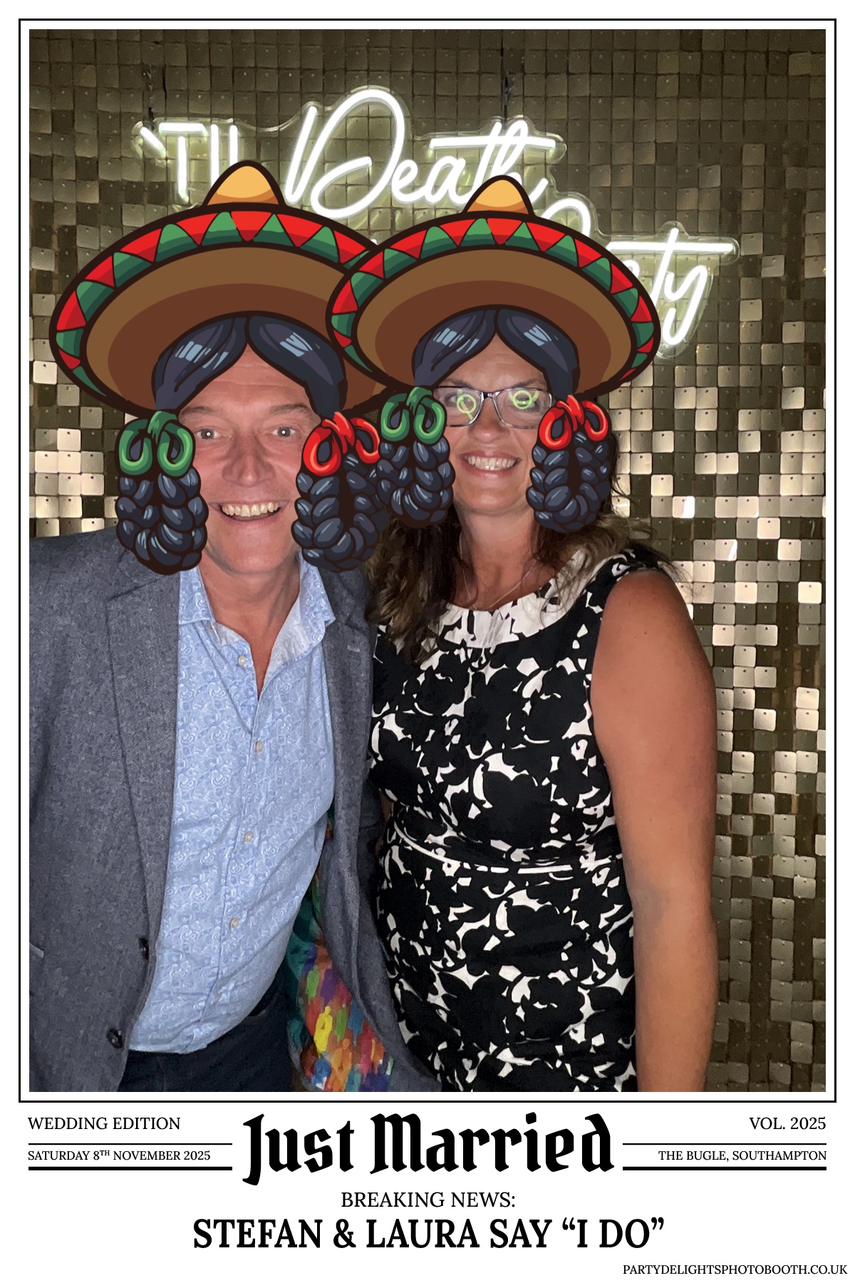 Stefan & Laura's Wedding Reception | View more photos from the event at gallery.partydelightsphotobooth.co.uk/u/PartyDelightsPhotoBooth/Stefan-Lauras-Wedding-Reception