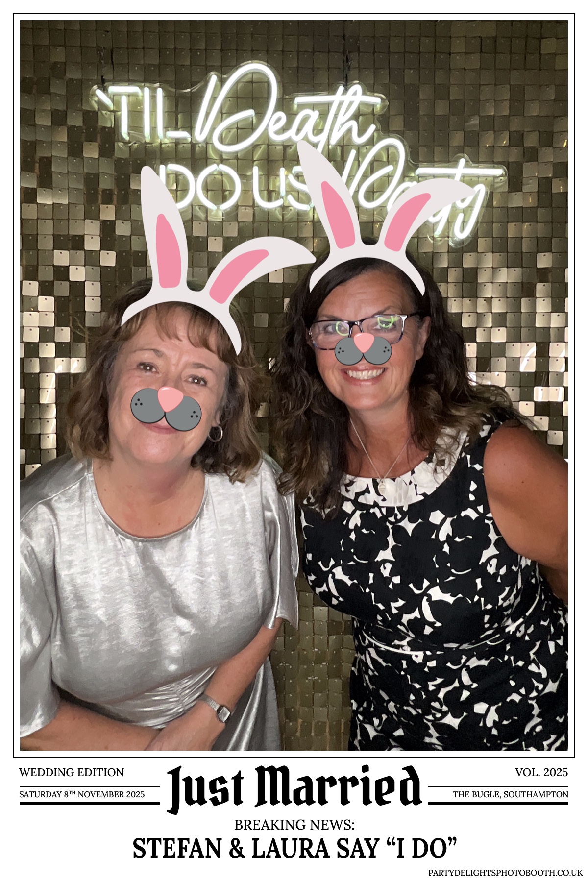 Stefan & Laura's Wedding Reception | View more photos from the event at gallery.partydelightsphotobooth.co.uk/u/PartyDelightsPhotoBooth/Stefan-Lauras-Wedding-Reception