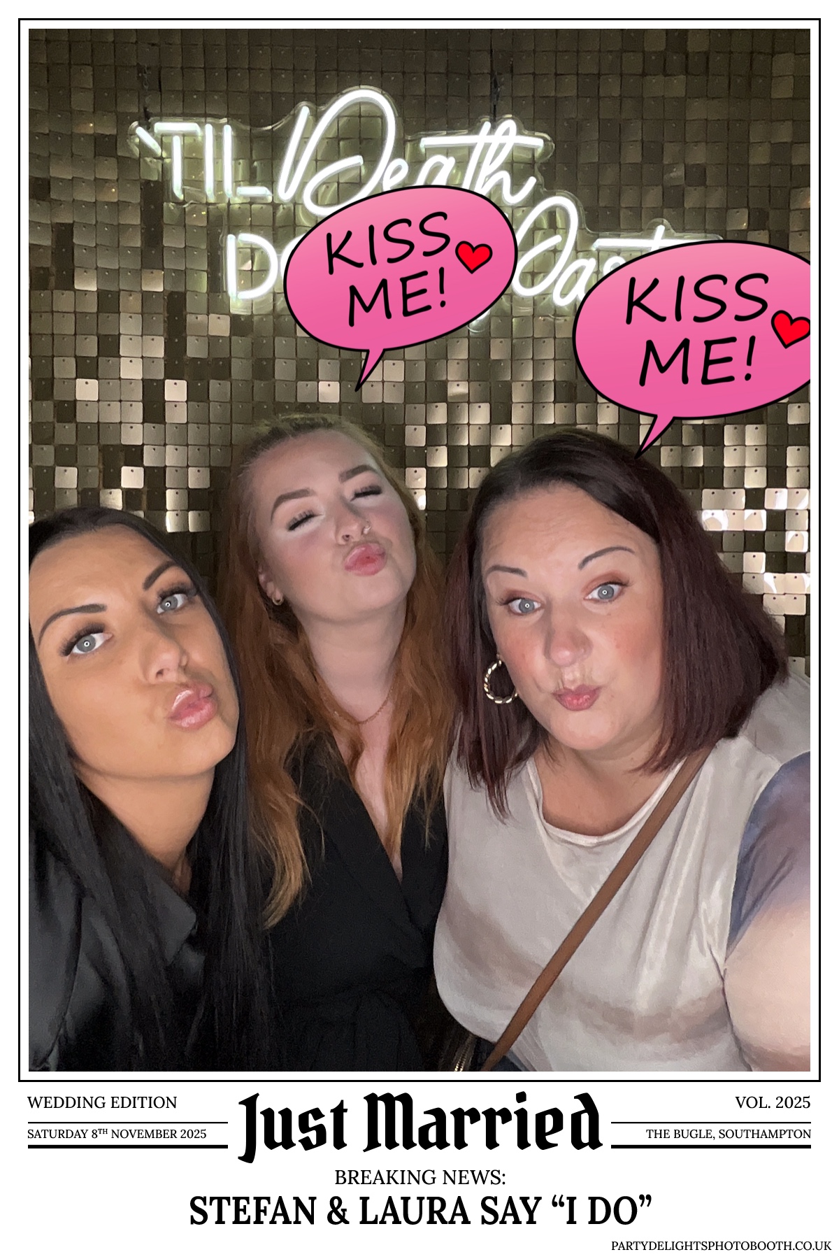 Stefan & Laura's Wedding Reception | View more photos from the event at gallery.partydelightsphotobooth.co.uk/u/PartyDelightsPhotoBooth/Stefan-Lauras-Wedding-Reception