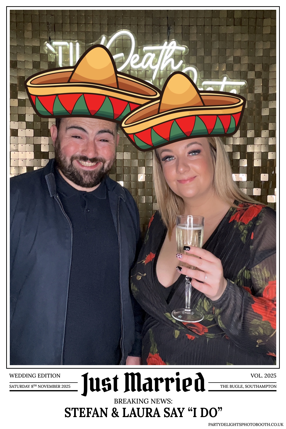 Stefan & Laura's Wedding Reception | View more photos from the event at gallery.partydelightsphotobooth.co.uk/u/PartyDelightsPhotoBooth/Stefan-Lauras-Wedding-Reception