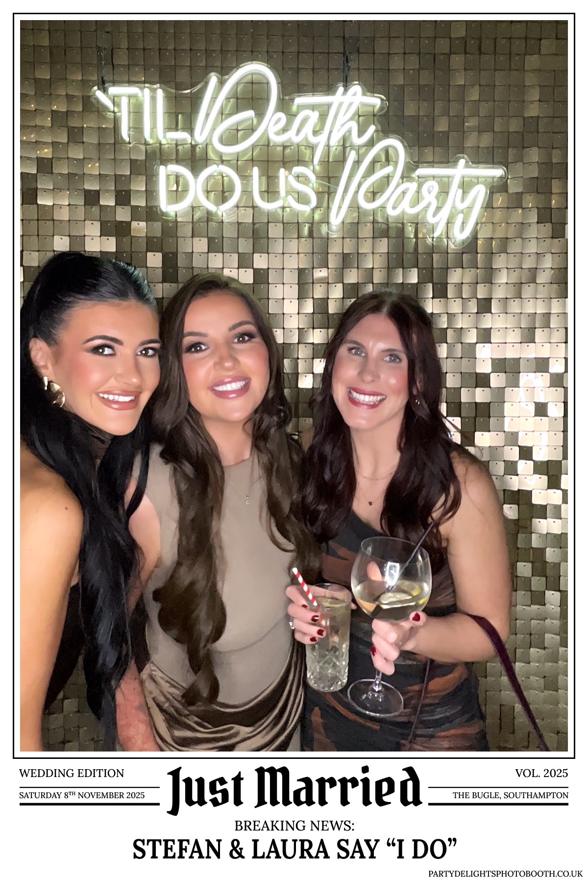 Stefan & Laura's Wedding Reception | View more photos from the event at gallery.partydelightsphotobooth.co.uk/u/PartyDelightsPhotoBooth/Stefan-Lauras-Wedding-Reception