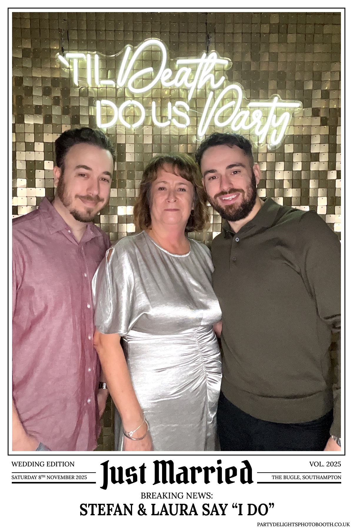 Stefan & Laura's Wedding Reception | View more photos from the event at gallery.partydelightsphotobooth.co.uk/u/PartyDelightsPhotoBooth/Stefan-Lauras-Wedding-Reception