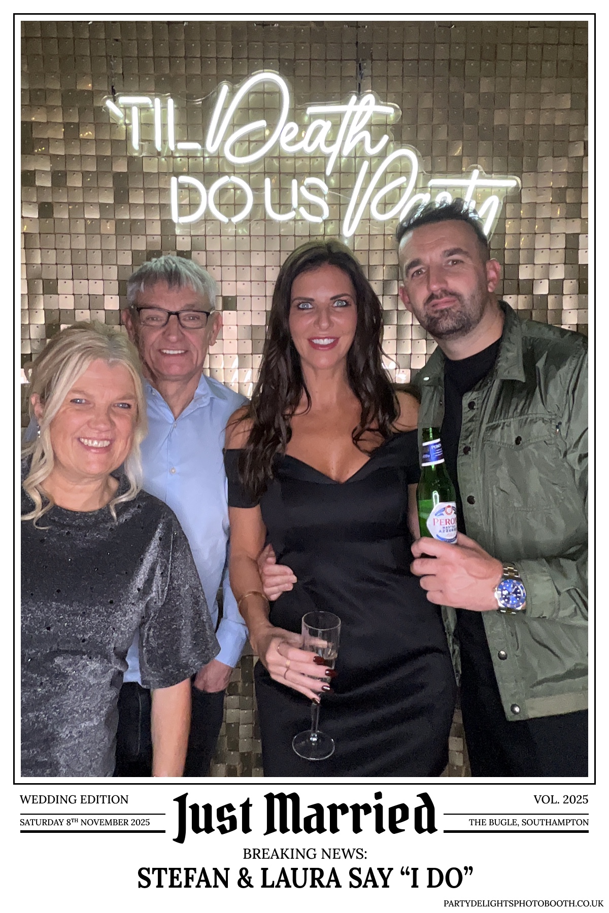 Stefan & Laura's Wedding Reception | View more photos from the event at gallery.partydelightsphotobooth.co.uk/u/PartyDelightsPhotoBooth/Stefan-Lauras-Wedding-Reception