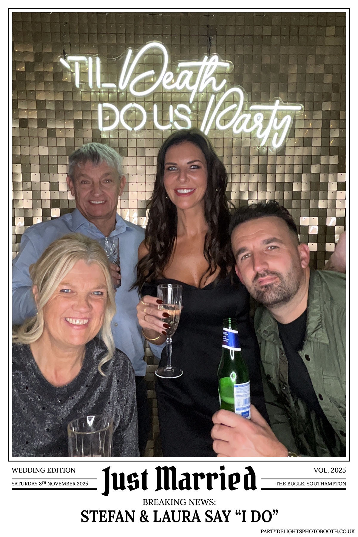 Stefan & Laura's Wedding Reception | View more photos from the event at gallery.partydelightsphotobooth.co.uk/u/PartyDelightsPhotoBooth/Stefan-Lauras-Wedding-Reception