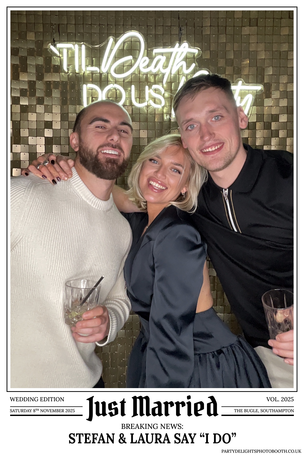 Stefan & Laura's Wedding Reception | View more photos from the event at gallery.partydelightsphotobooth.co.uk/u/PartyDelightsPhotoBooth/Stefan-Lauras-Wedding-Reception