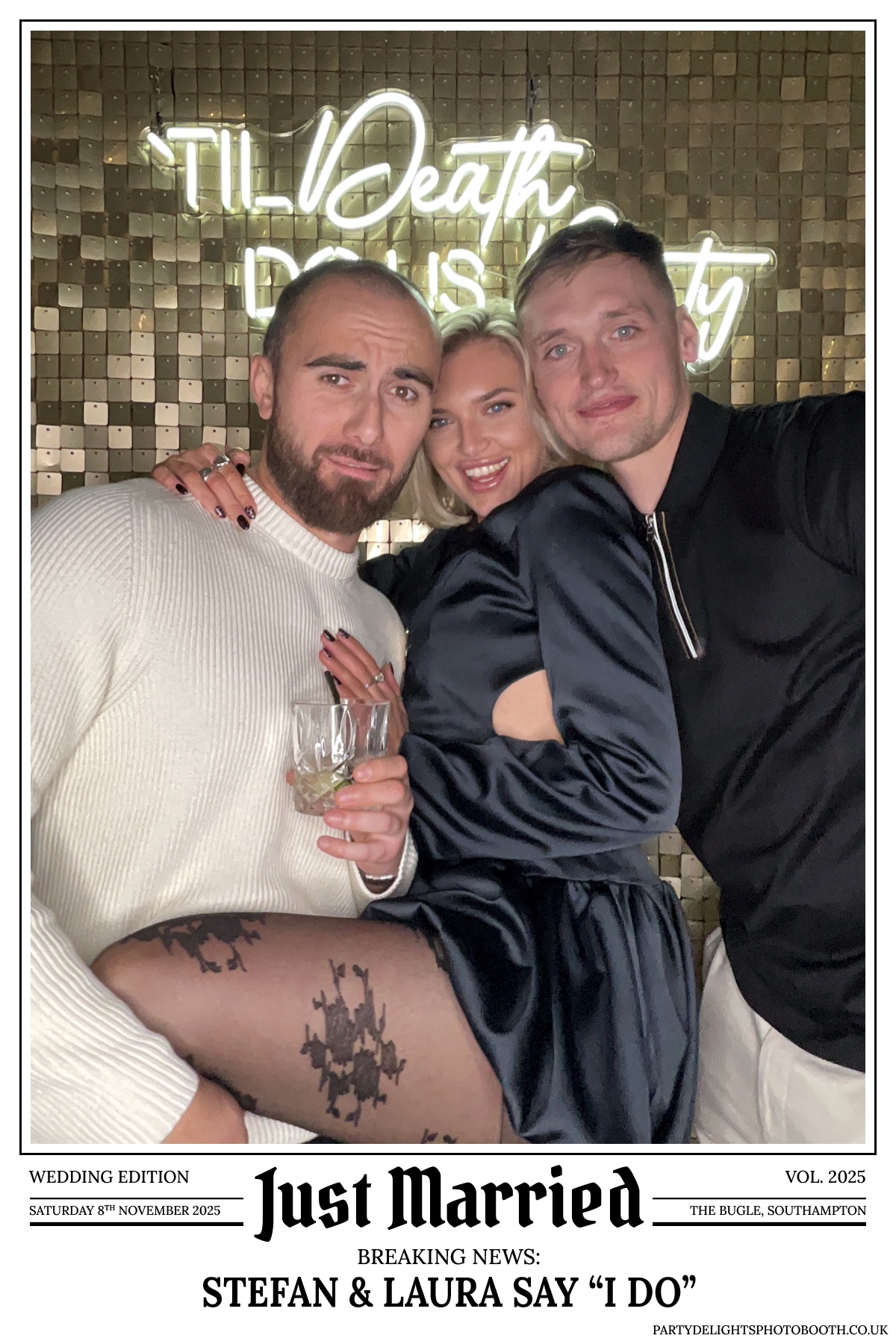 Stefan & Laura's Wedding Reception | View more photos from the event at gallery.partydelightsphotobooth.co.uk/u/PartyDelightsPhotoBooth/Stefan-Lauras-Wedding-Reception