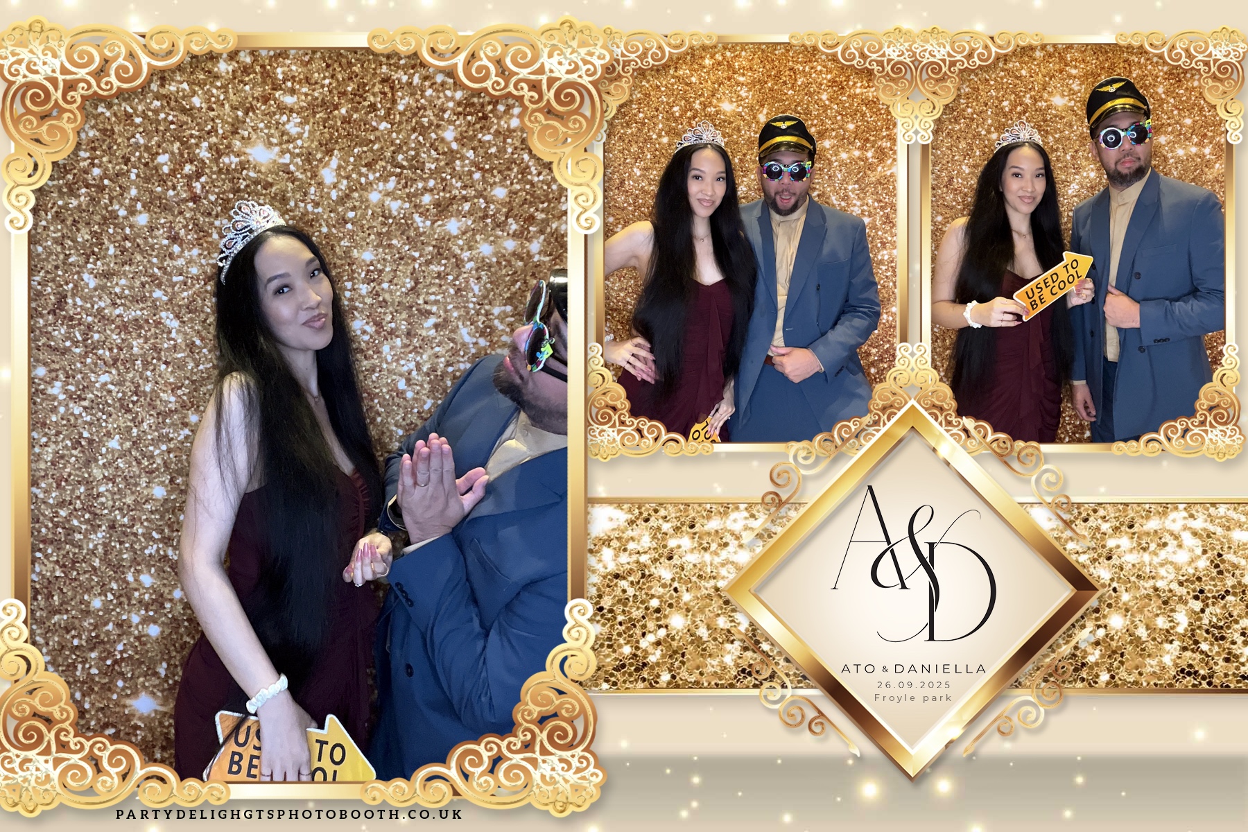 The Wedding of Ato and Daniella | View more photos from the event at gallery.partydelightsphotobooth.co.uk/u/PartyDelightsPhotoBooth/The-Wedding-of-Ato-and-Daniella