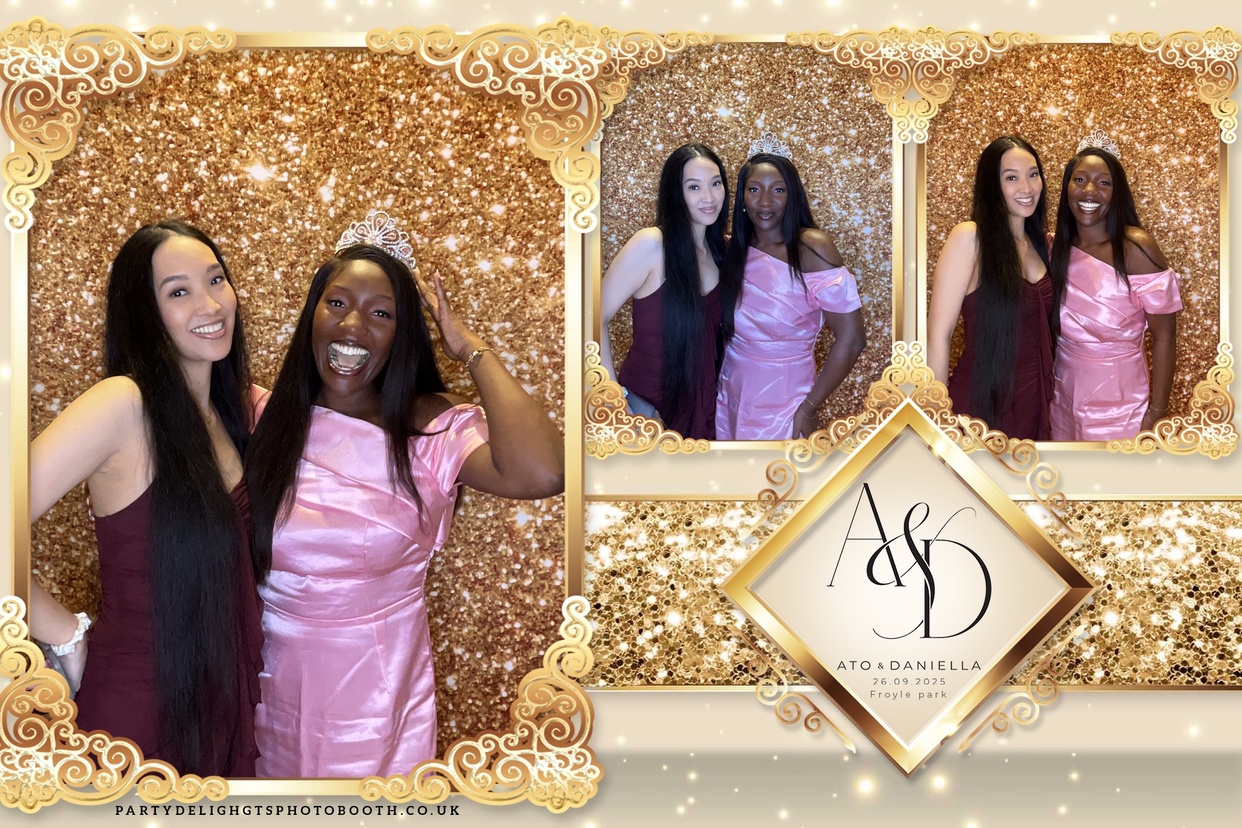 The Wedding of Ato and Daniella | View more photos from the event at gallery.partydelightsphotobooth.co.uk/u/PartyDelightsPhotoBooth/The-Wedding-of-Ato-and-Daniella