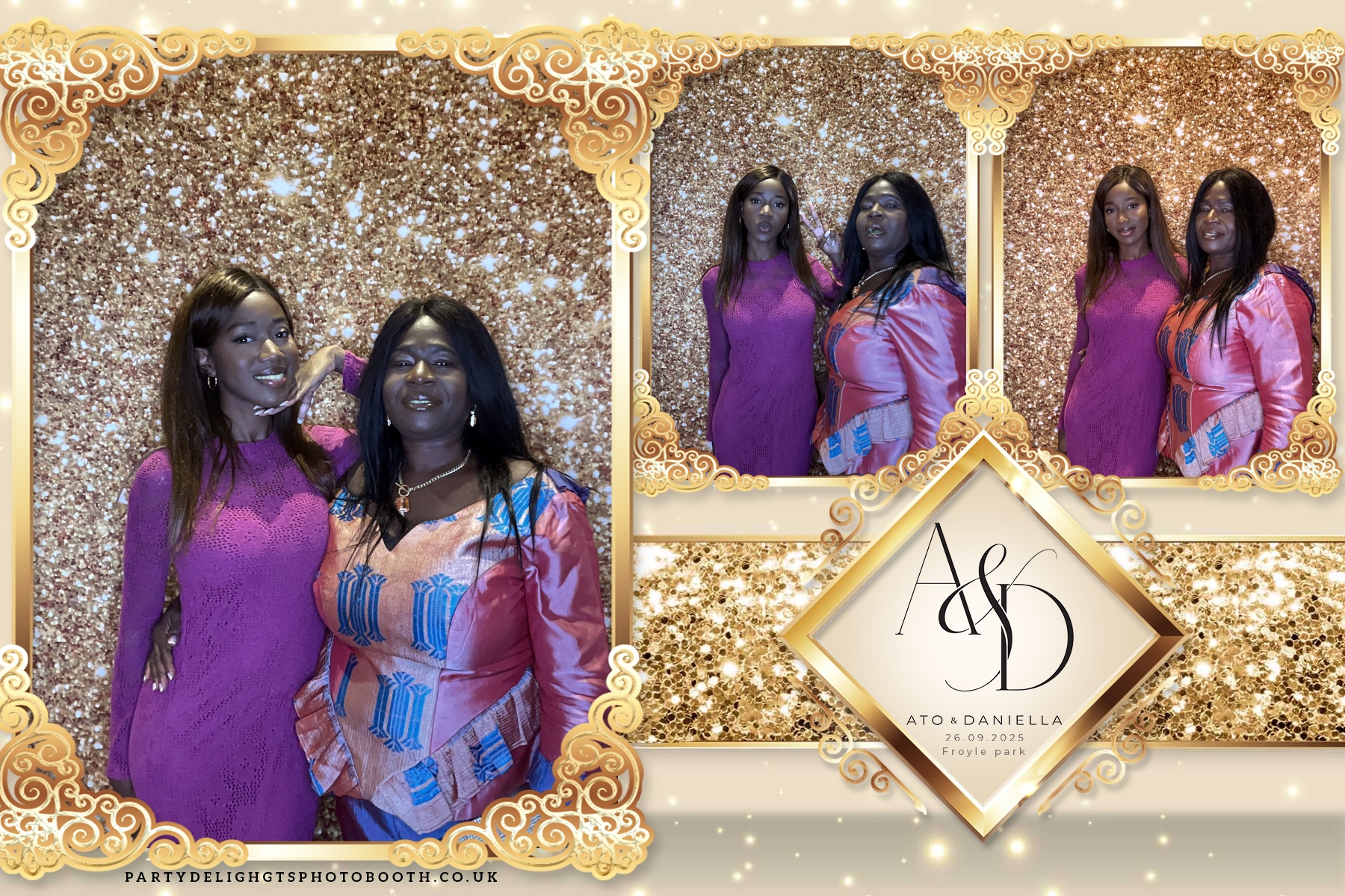 The Wedding of Ato and Daniella | View more photos from the event at gallery.partydelightsphotobooth.co.uk/u/PartyDelightsPhotoBooth/The-Wedding-of-Ato-and-Daniella