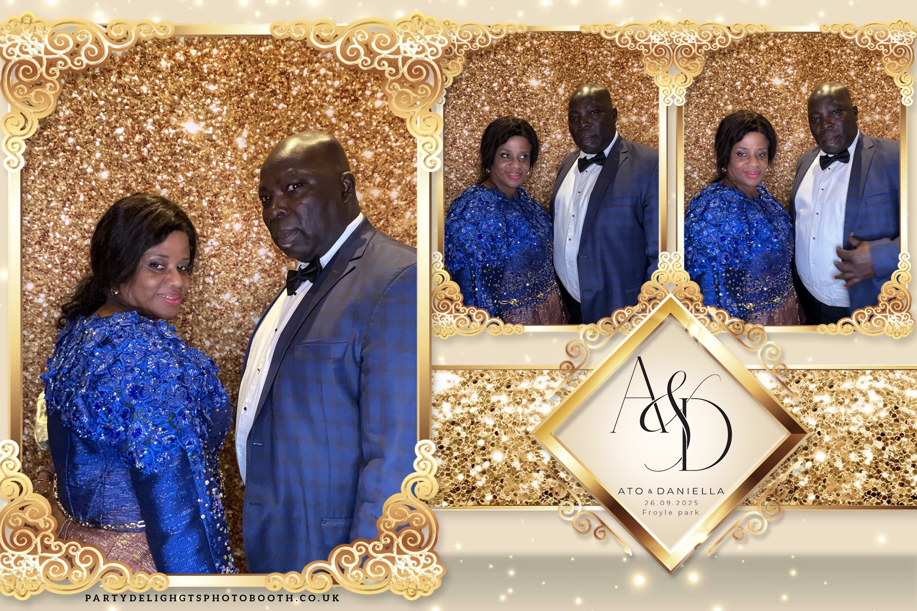 The Wedding of Ato and Daniella | View more photos from the event at gallery.partydelightsphotobooth.co.uk/u/PartyDelightsPhotoBooth/The-Wedding-of-Ato-and-Daniella