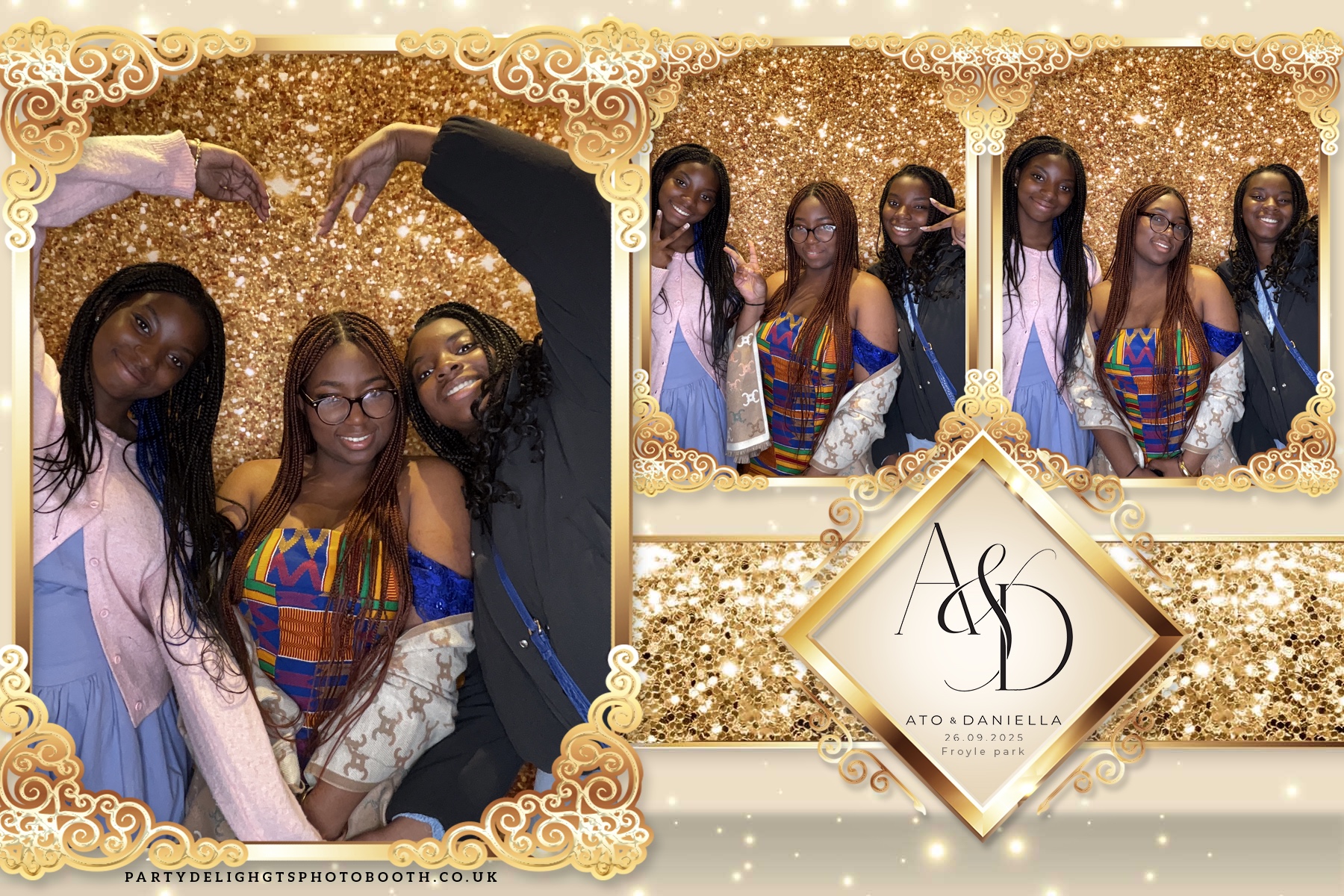 The Wedding of Ato and Daniella | View more photos from the event at gallery.partydelightsphotobooth.co.uk/u/PartyDelightsPhotoBooth/The-Wedding-of-Ato-and-Daniella