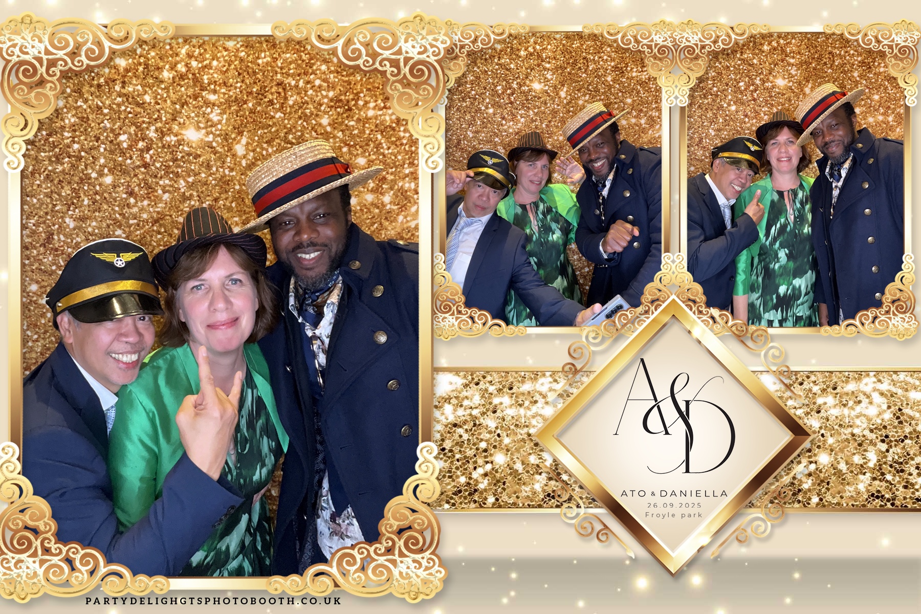 The Wedding of Ato and Daniella | View more photos from the event at gallery.partydelightsphotobooth.co.uk/u/PartyDelightsPhotoBooth/The-Wedding-of-Ato-and-Daniella