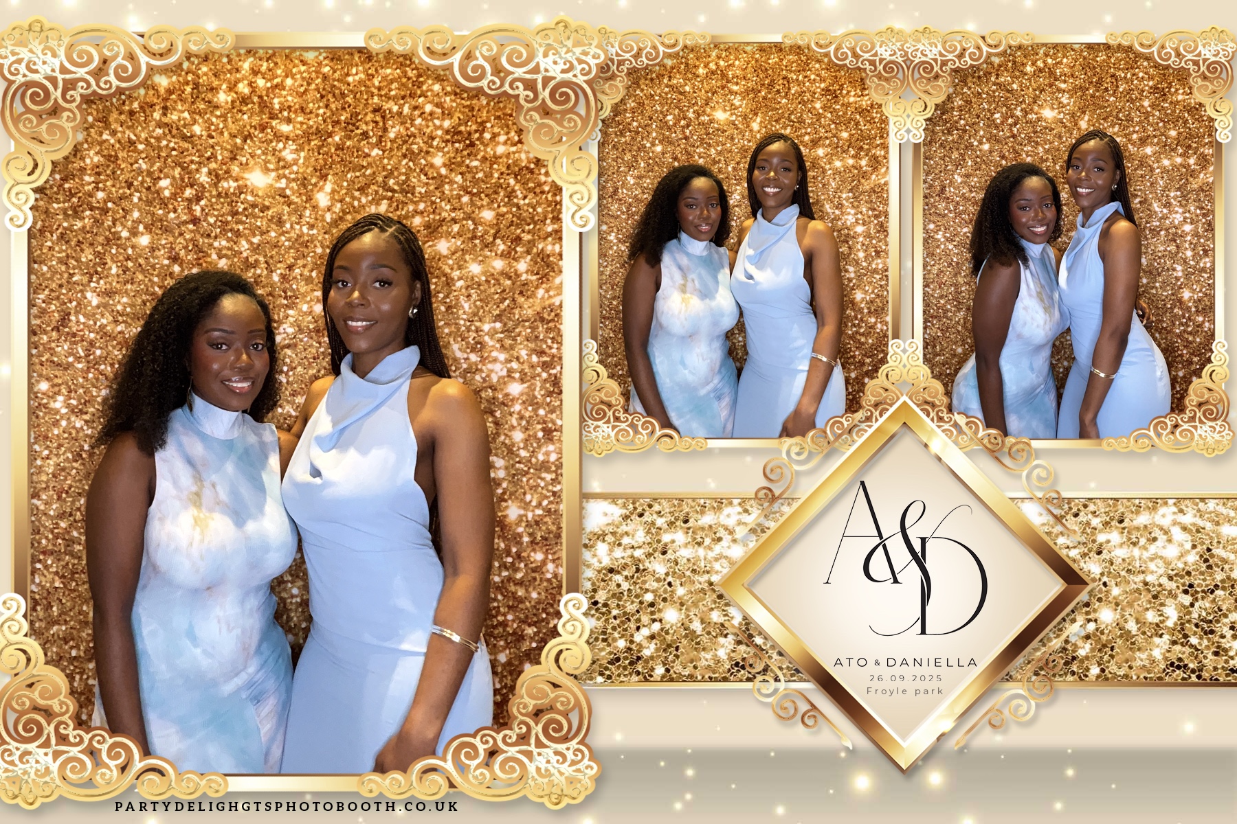The Wedding of Ato and Daniella | View more photos from the event at gallery.partydelightsphotobooth.co.uk/u/PartyDelightsPhotoBooth/The-Wedding-of-Ato-and-Daniella