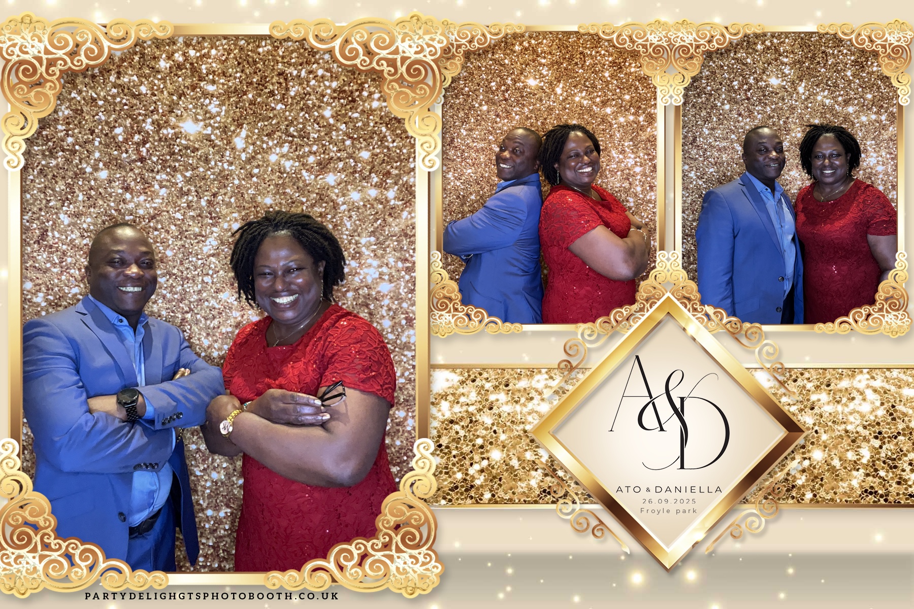 The Wedding of Ato and Daniella | View more photos from the event at gallery.partydelightsphotobooth.co.uk/u/PartyDelightsPhotoBooth/The-Wedding-of-Ato-and-Daniella