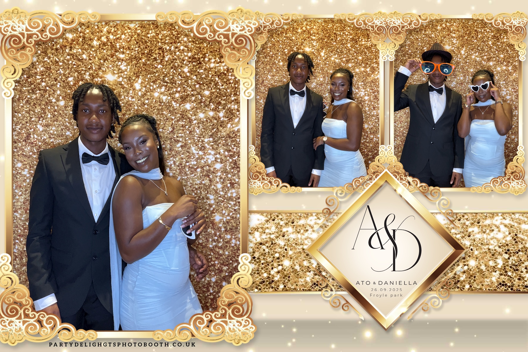 The Wedding of Ato and Daniella | View more photos from the event at gallery.partydelightsphotobooth.co.uk/u/PartyDelightsPhotoBooth/The-Wedding-of-Ato-and-Daniella