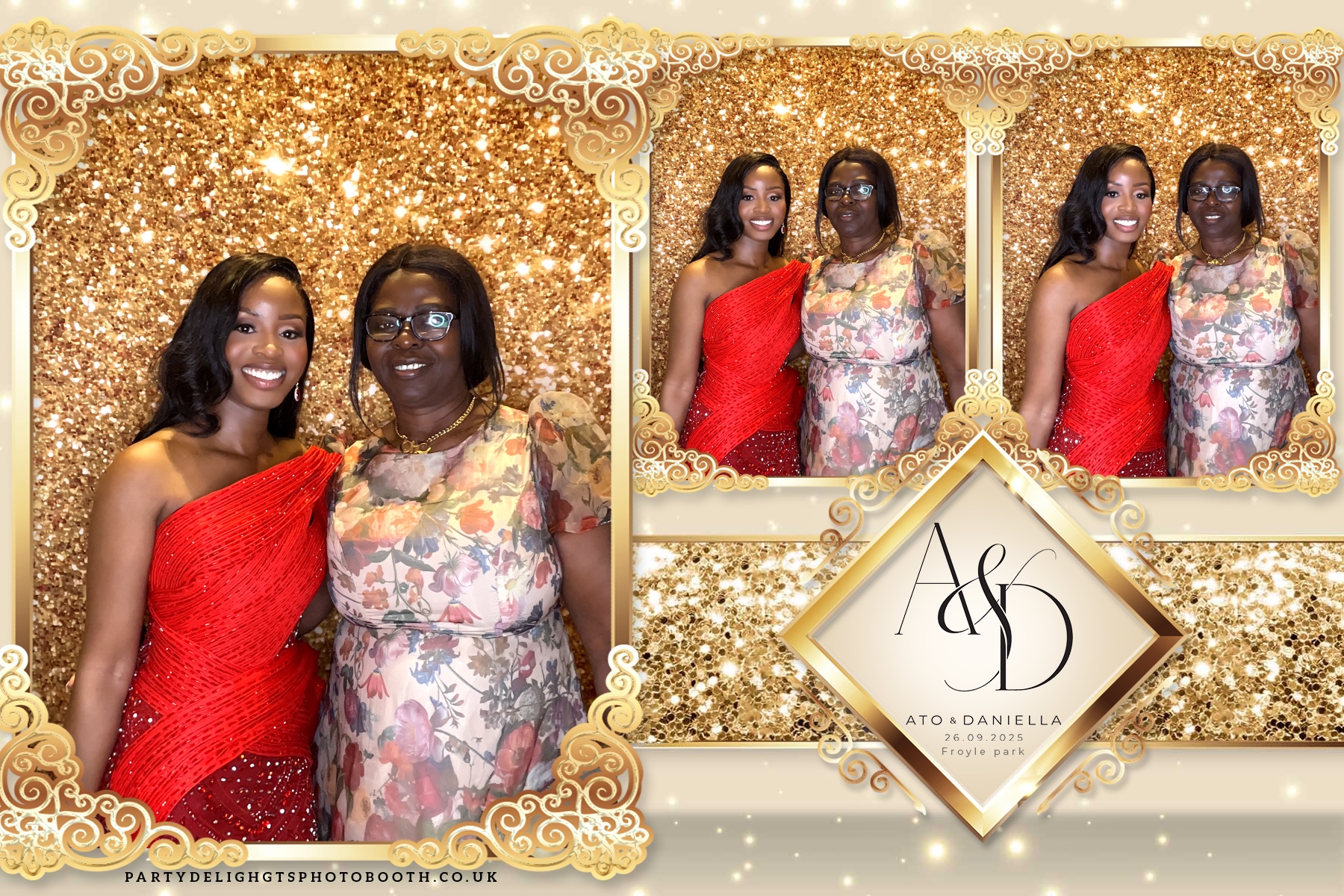 The Wedding of Ato and Daniella | View more photos from the event at gallery.partydelightsphotobooth.co.uk/u/PartyDelightsPhotoBooth/The-Wedding-of-Ato-and-Daniella