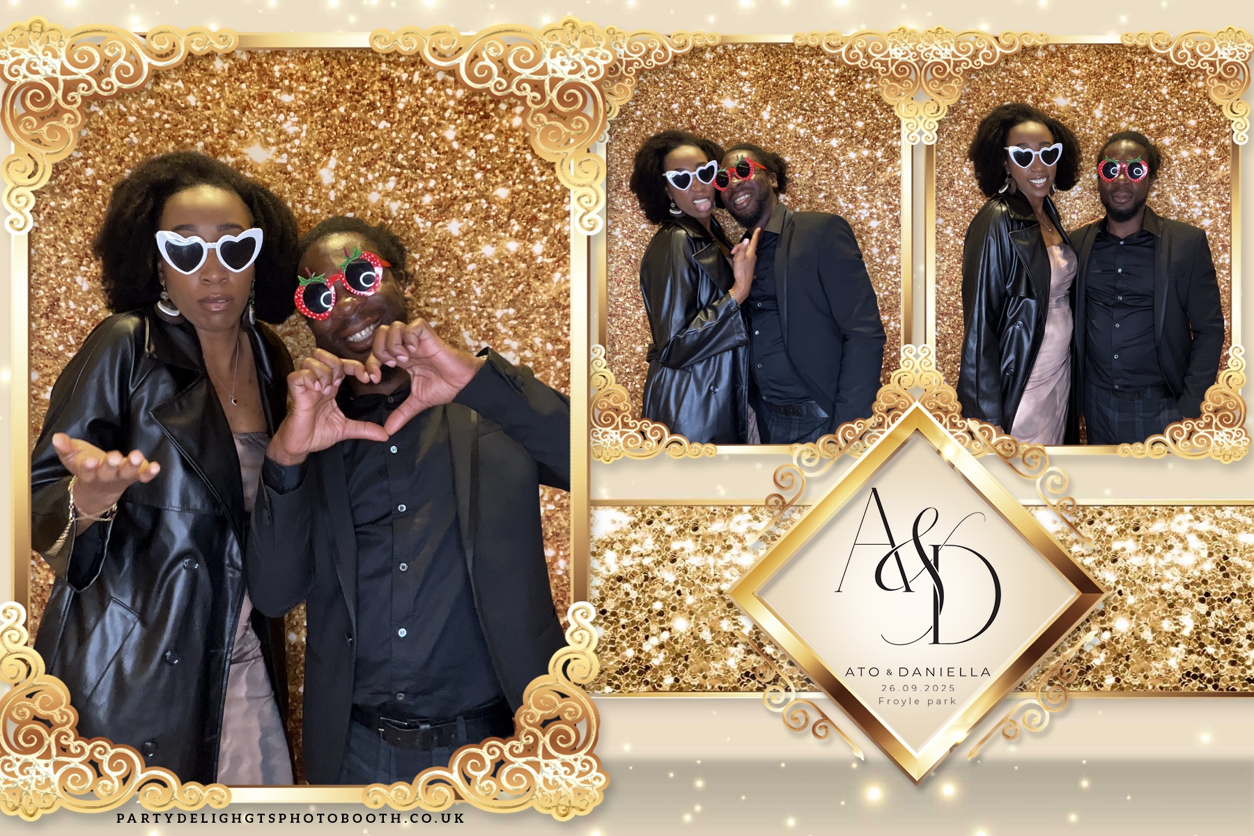 The Wedding of Ato and Daniella | View more photos from the event at gallery.partydelightsphotobooth.co.uk/u/PartyDelightsPhotoBooth/The-Wedding-of-Ato-and-Daniella
