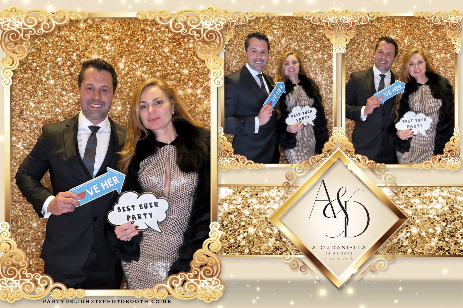 The Wedding of Ato and Daniella | View more photos from the event at gallery.partydelightsphotobooth.co.uk/u/PartyDelightsPhotoBooth/The-Wedding-of-Ato-and-Daniella