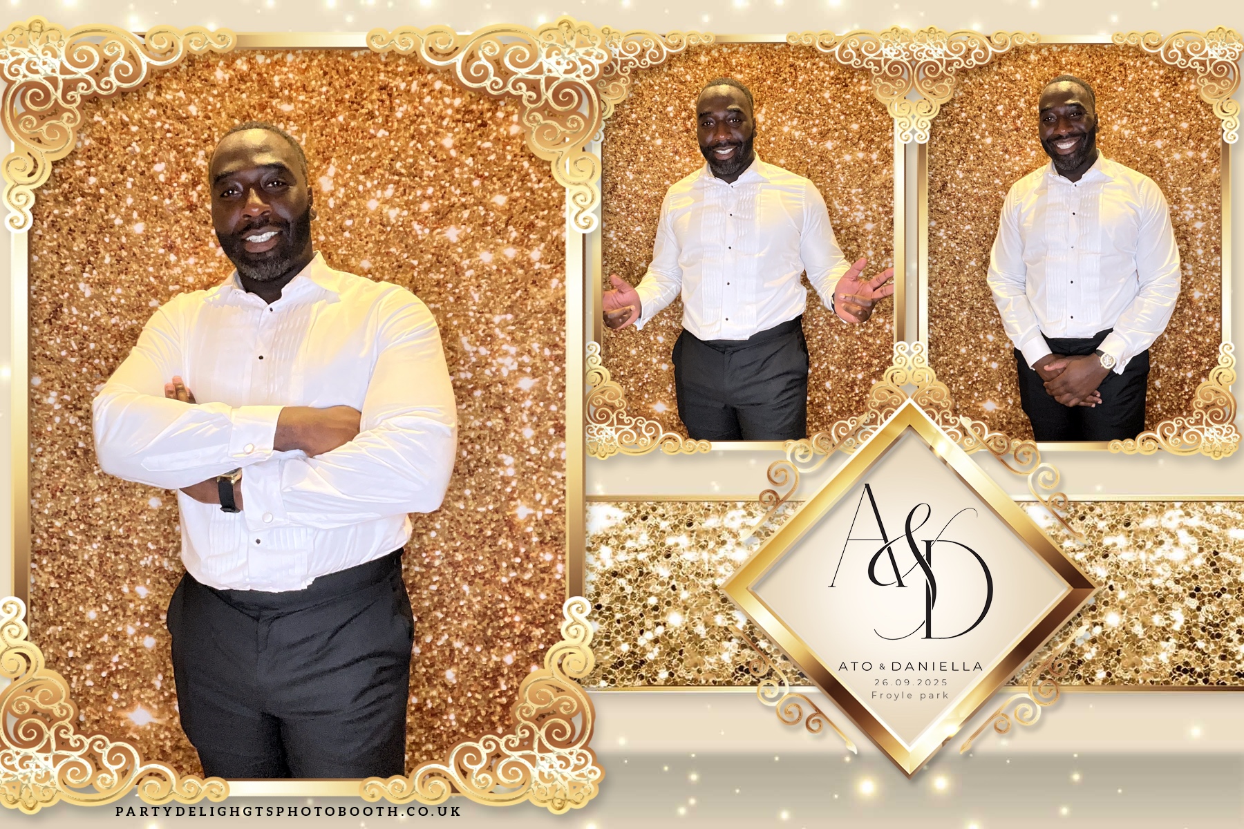 The Wedding of Ato and Daniella | View more photos from the event at gallery.partydelightsphotobooth.co.uk/u/PartyDelightsPhotoBooth/The-Wedding-of-Ato-and-Daniella