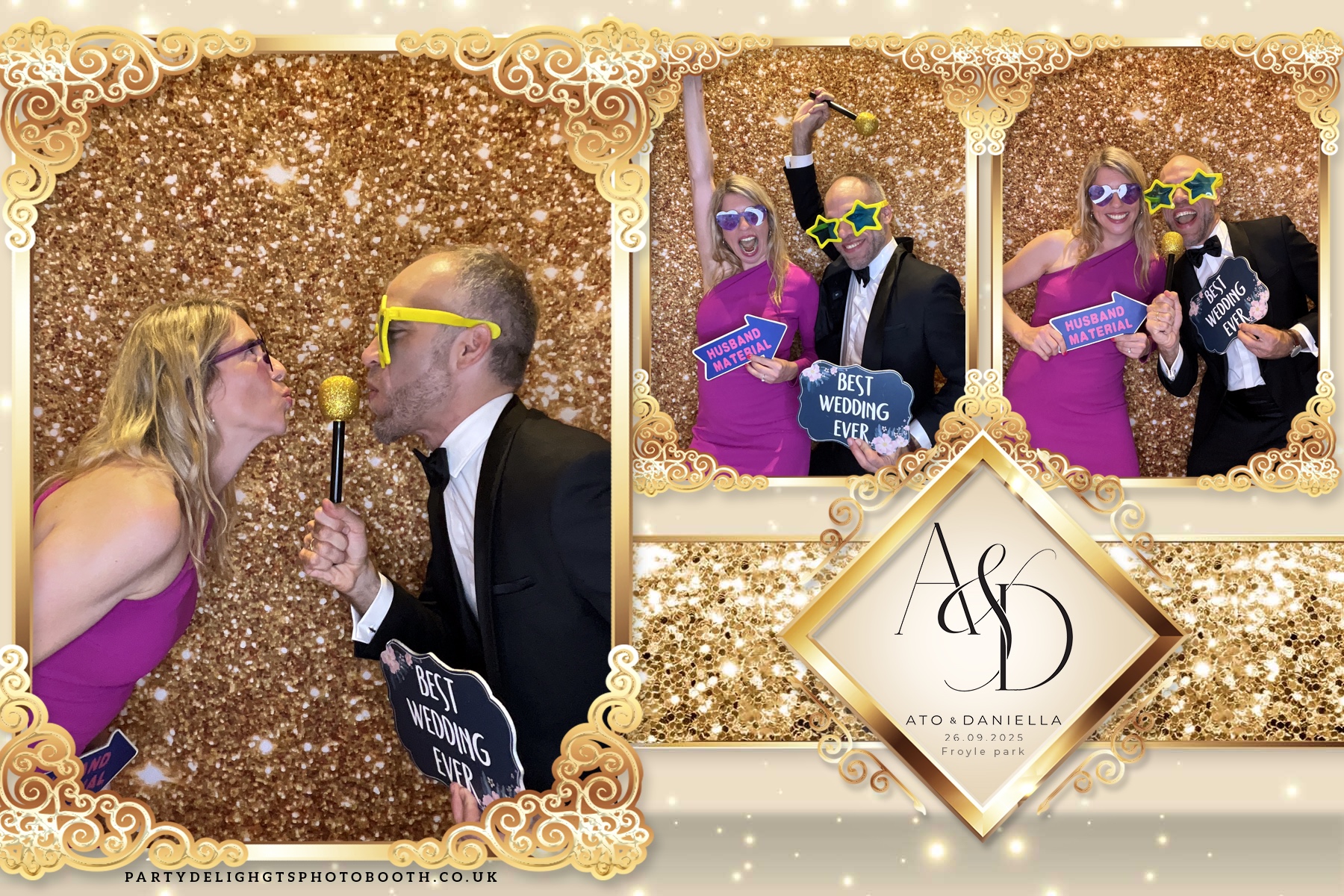 The Wedding of Ato and Daniella | View more photos from the event at gallery.partydelightsphotobooth.co.uk/u/PartyDelightsPhotoBooth/The-Wedding-of-Ato-and-Daniella