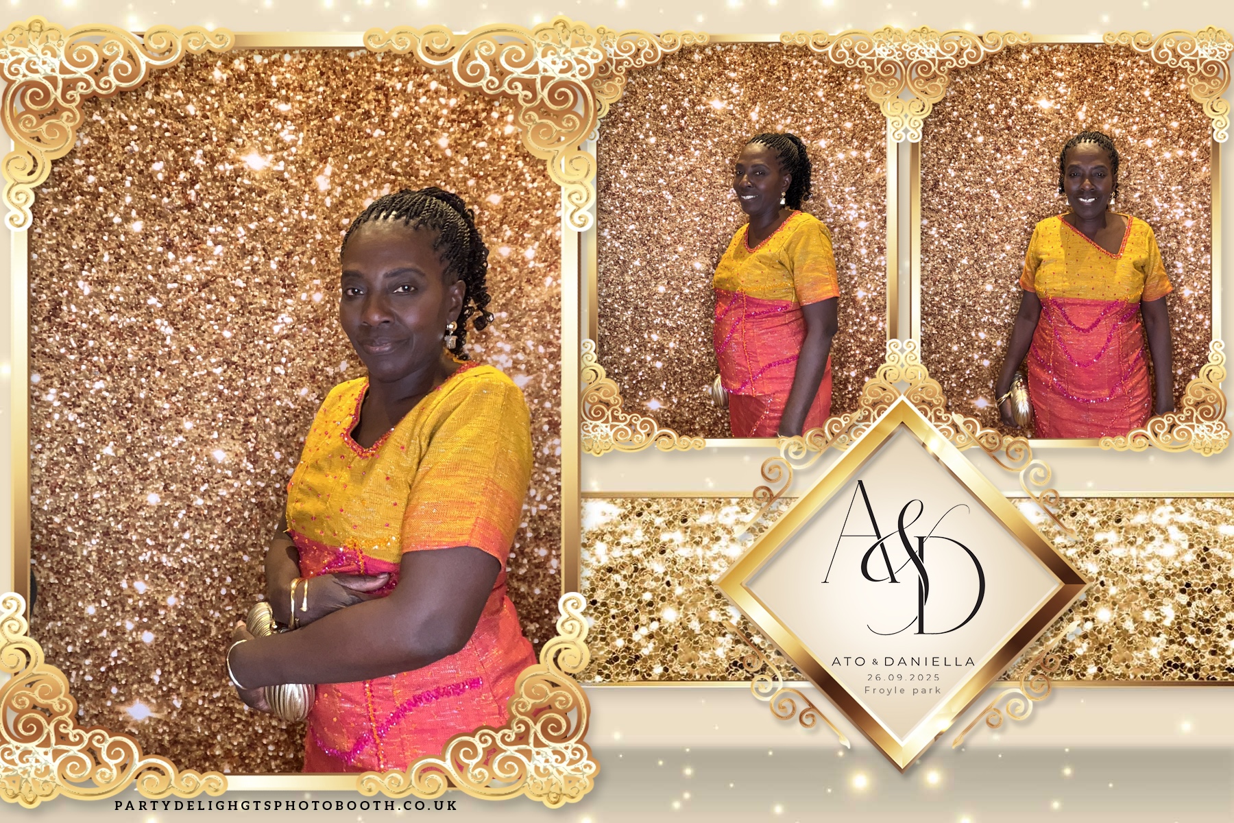The Wedding of Ato and Daniella | View more photos from the event at gallery.partydelightsphotobooth.co.uk/u/PartyDelightsPhotoBooth/The-Wedding-of-Ato-and-Daniella