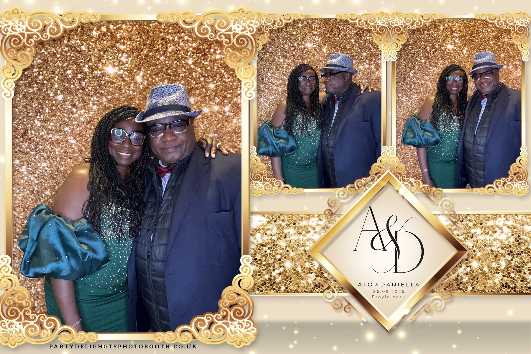 The Wedding of Ato and Daniella | View more photos from the event at gallery.partydelightsphotobooth.co.uk/u/PartyDelightsPhotoBooth/The-Wedding-of-Ato-and-Daniella