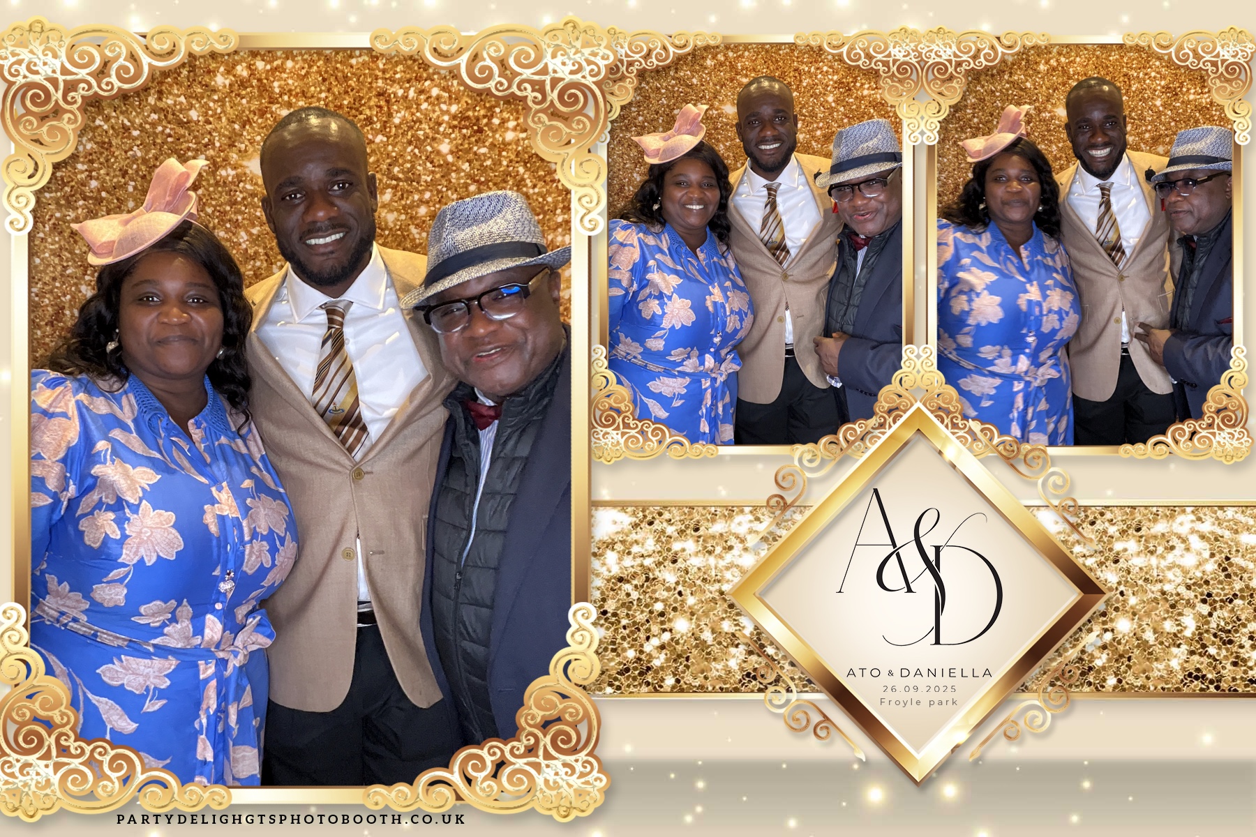 The Wedding of Ato and Daniella | View more photos from the event at gallery.partydelightsphotobooth.co.uk/u/PartyDelightsPhotoBooth/The-Wedding-of-Ato-and-Daniella
