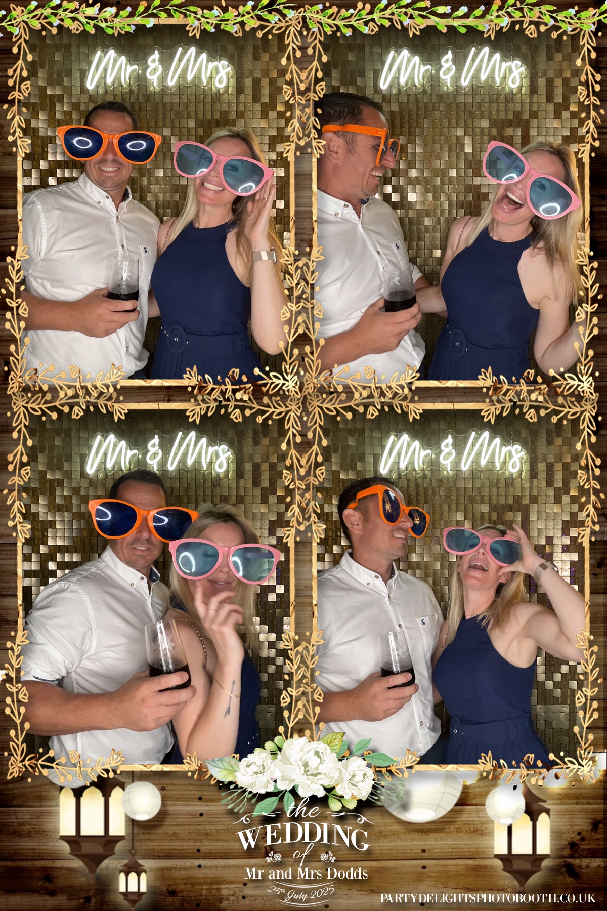 The wedding of Mr and Mrs Dodds | View more photos from the event at gallery.partydelightsphotobooth.co.uk/u/PartyDelightsPhotoBooth/The-wedding-of-Mr-and-Mrs-Dodds