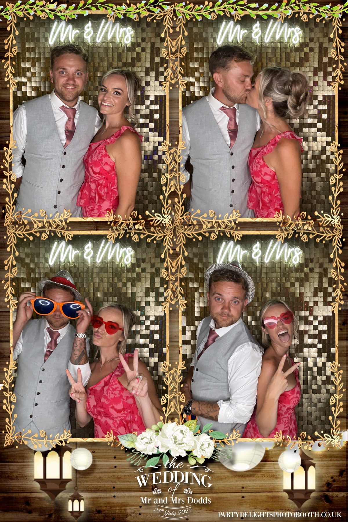 The wedding of Mr and Mrs Dodds | View more photos from the event at gallery.partydelightsphotobooth.co.uk/u/PartyDelightsPhotoBooth/The-wedding-of-Mr-and-Mrs-Dodds